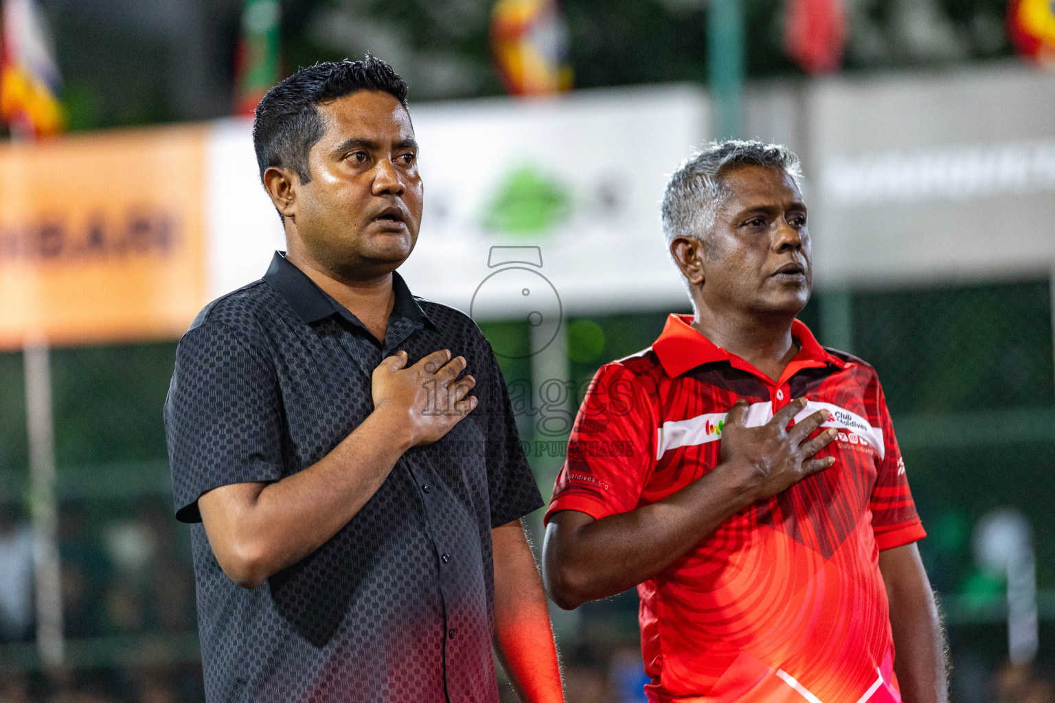 RRC vs MPL in the Semi Finals of Club Maldives Cup 2024 held in Rehendi Futsal Ground, Hulhumale', Maldives on Monday, 14th October 2024. Photos: Hassan Simah / images.mv