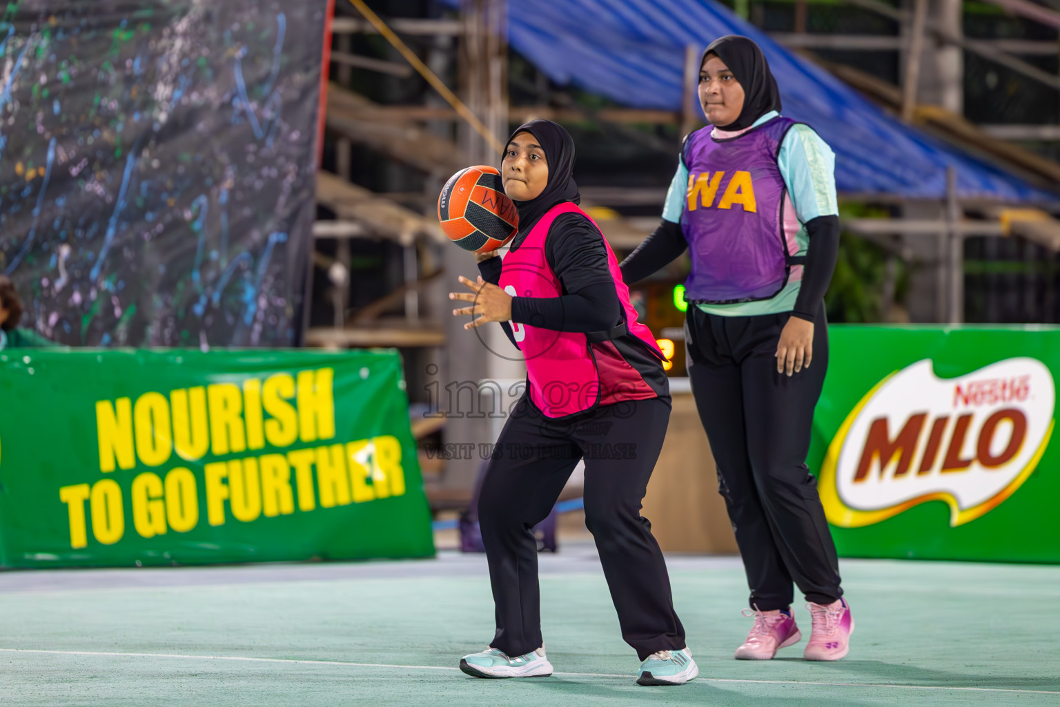 Day 1 of MILO 3x3 Netball Challenge 2024 was held in Ekuveni Netball Court at Male', Maldives on Thursday, 14th March 2024.
Photos: Ismail Thoriq / images.mv