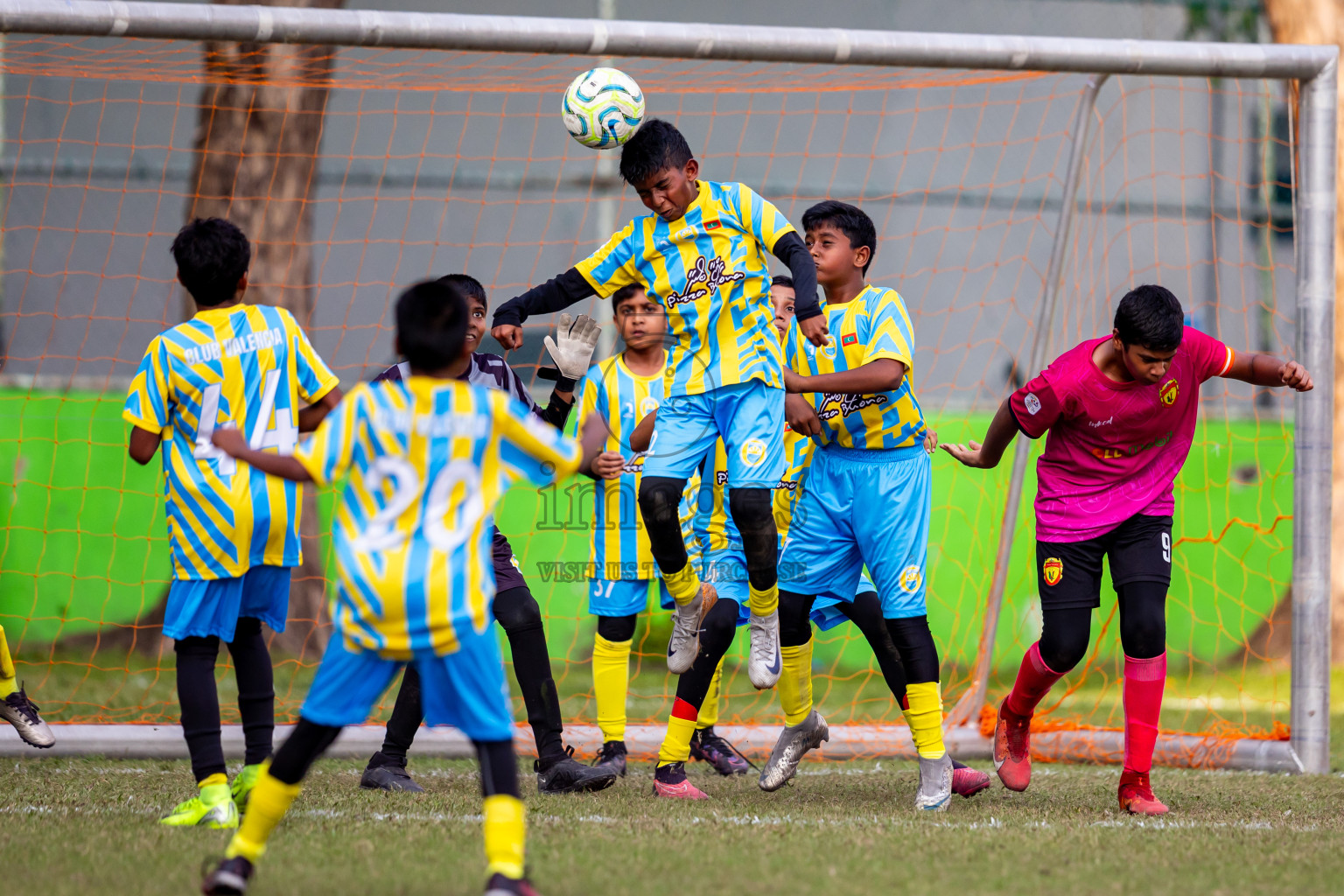 Under 12 United Victory vs Valancia on day 3 of Dhivehi Youth League 2024 held at Henveiru Stadium on Saturday, 23rd November 2024. Photos: Nausham Waheed/ Images.mv