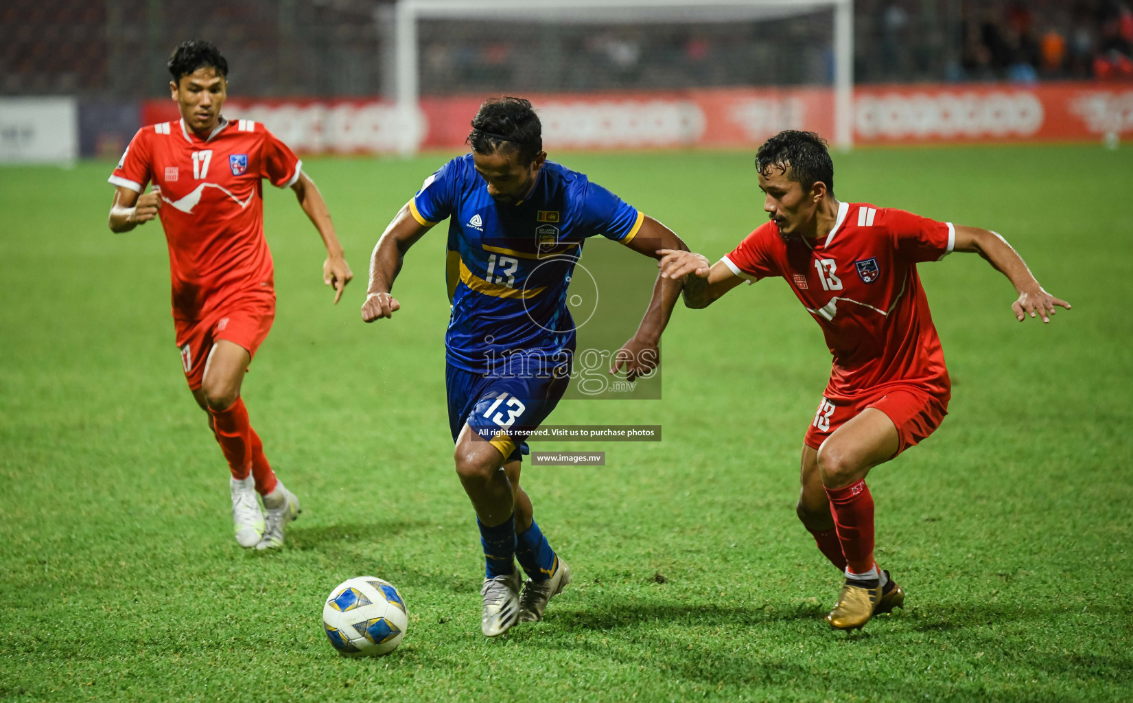 Nepal vs Sri Lanka in SAFF Championship 2021 held on 4th October 2021 in Galolhu National Stadium, Male', Maldives