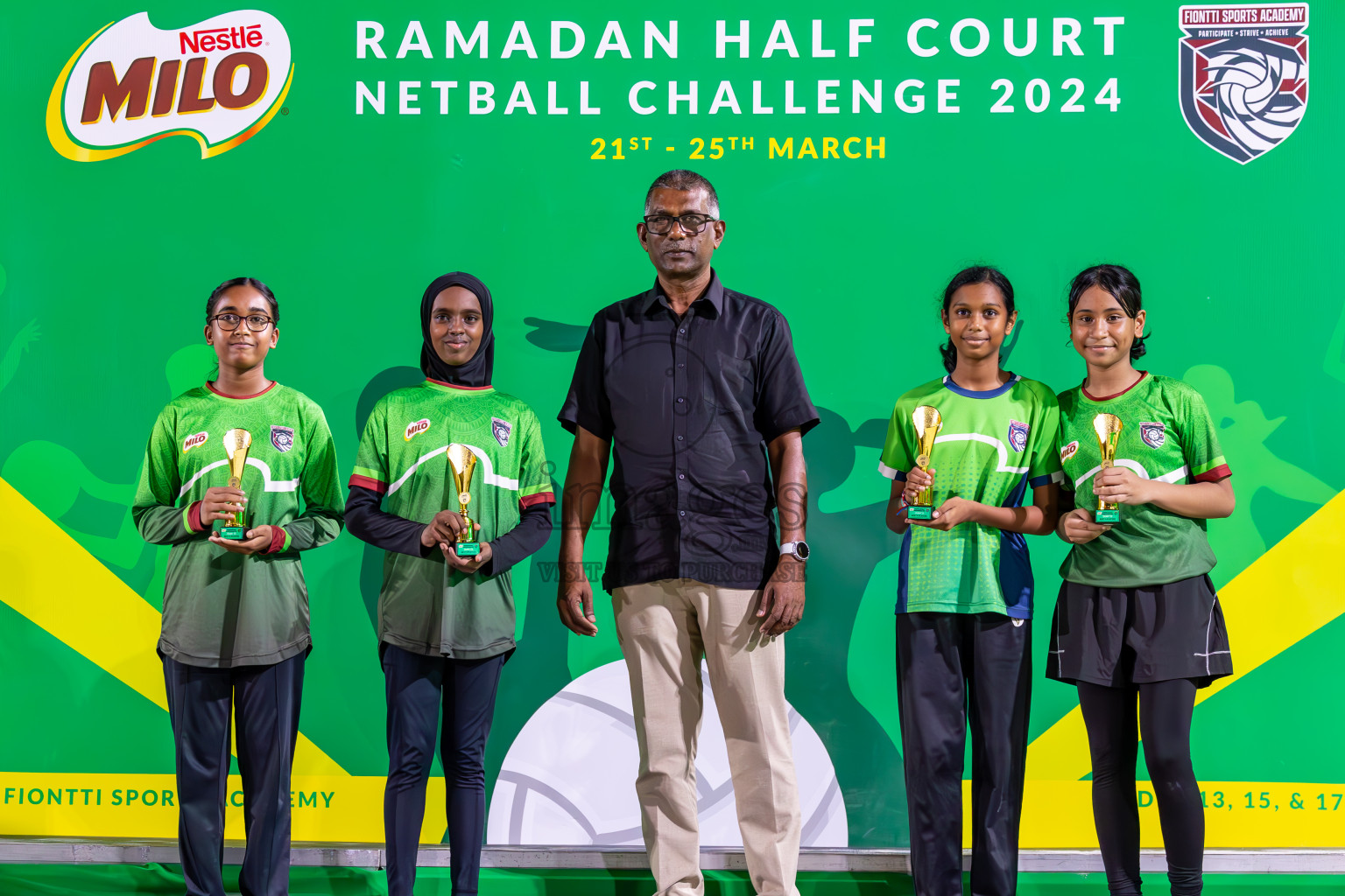 Finals of Milo Ramadan Half Court Netball Challenge on 24th March 2024, held in Central Park, Hulhumale, Male', Maldives
Photos: Ismail Thoriq / imagesmv