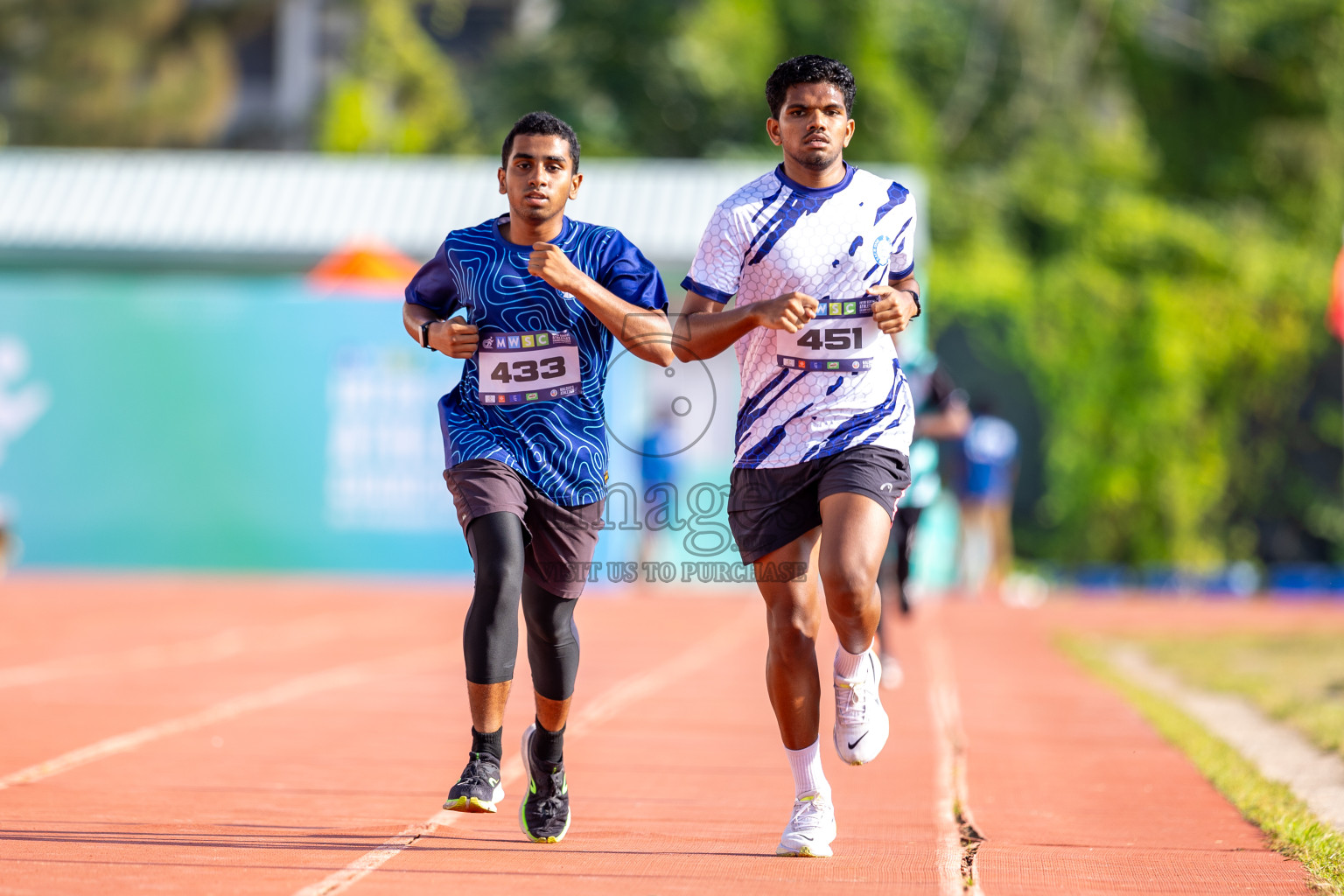 Day 4 of MWSC Interschool Athletics Championships 2024 held in Hulhumale Running Track, Hulhumale, Maldives on Tuesday, 12th November 2024. Photos by: Raaif Yoosuf / Images.mv