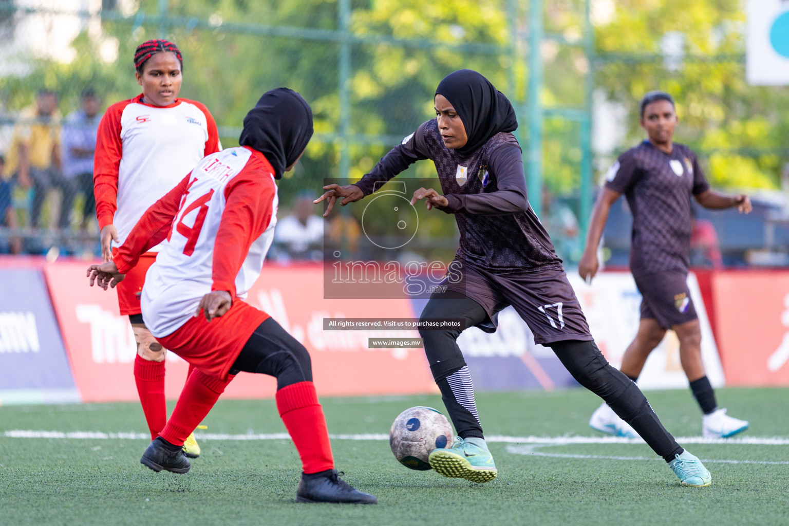 DSC vs Fenaka in Eighteen Thirty 2023 held in Hulhumale, Maldives, on Monday, 14th August 2023. Photos: Nausham Waheed / images.mv