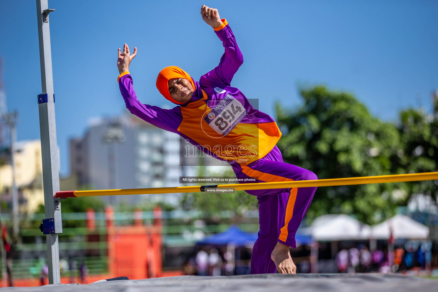 Day 1 of Inter-School Athletics Championship held in Male', Maldives on 22nd May 2022. Photos by: Nausham Waheed / images.mv