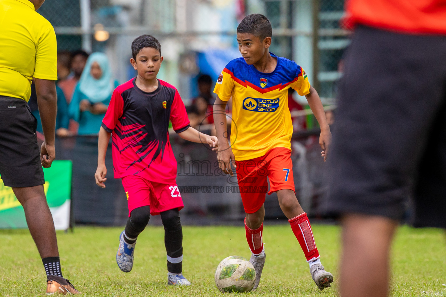 Day 1 of MILO Academy Championship 2024 - U12 was held at Henveiru Grounds in Male', Maldives on Thursday, 4th July 2024. Photos: Shuu Abdul Sattar / images.mv