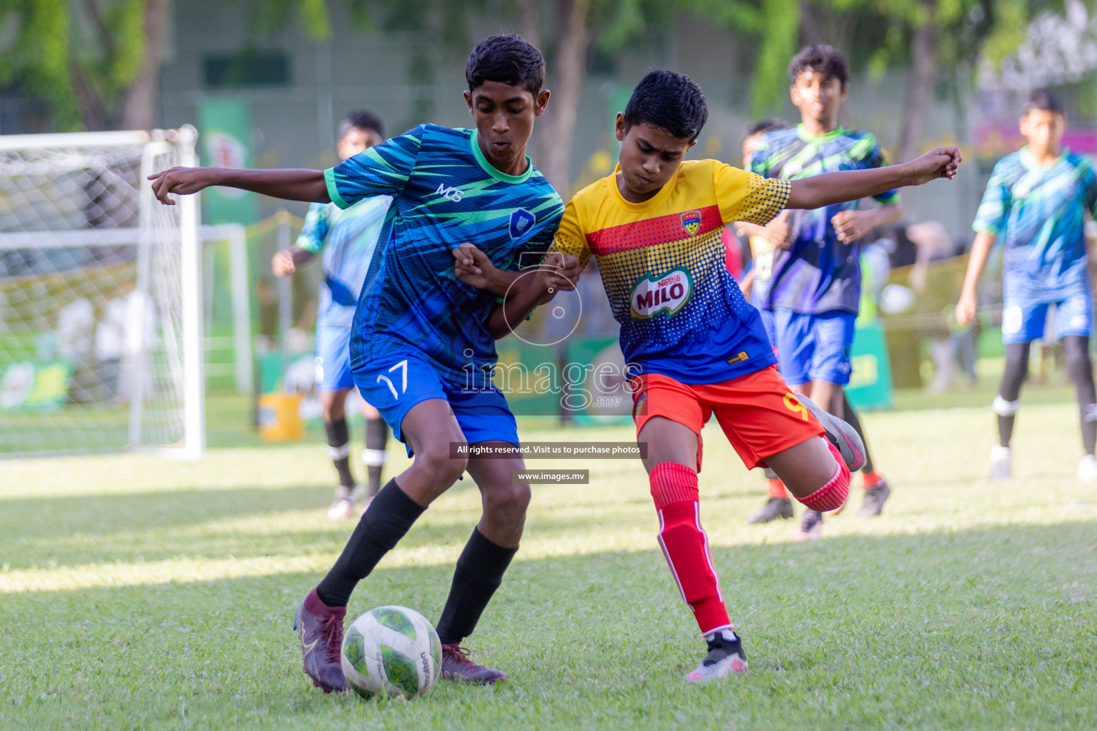 Day 1 of MILO Academy Championship 2023 (U12) was held in Henveiru Football Grounds, Male', Maldives, on Friday, 18th August 2023. 
Photos: Shuu Abdul Sattar / images.mv