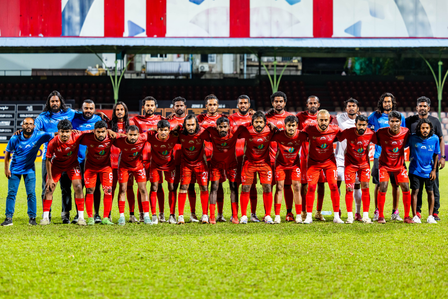 Addu City vs R Alifushi in Semi Finals of Gold Cup 2024 held at National Football Stadium on Saturday, 21st December 2024. Photos: Nausham Waheed / Images.mv