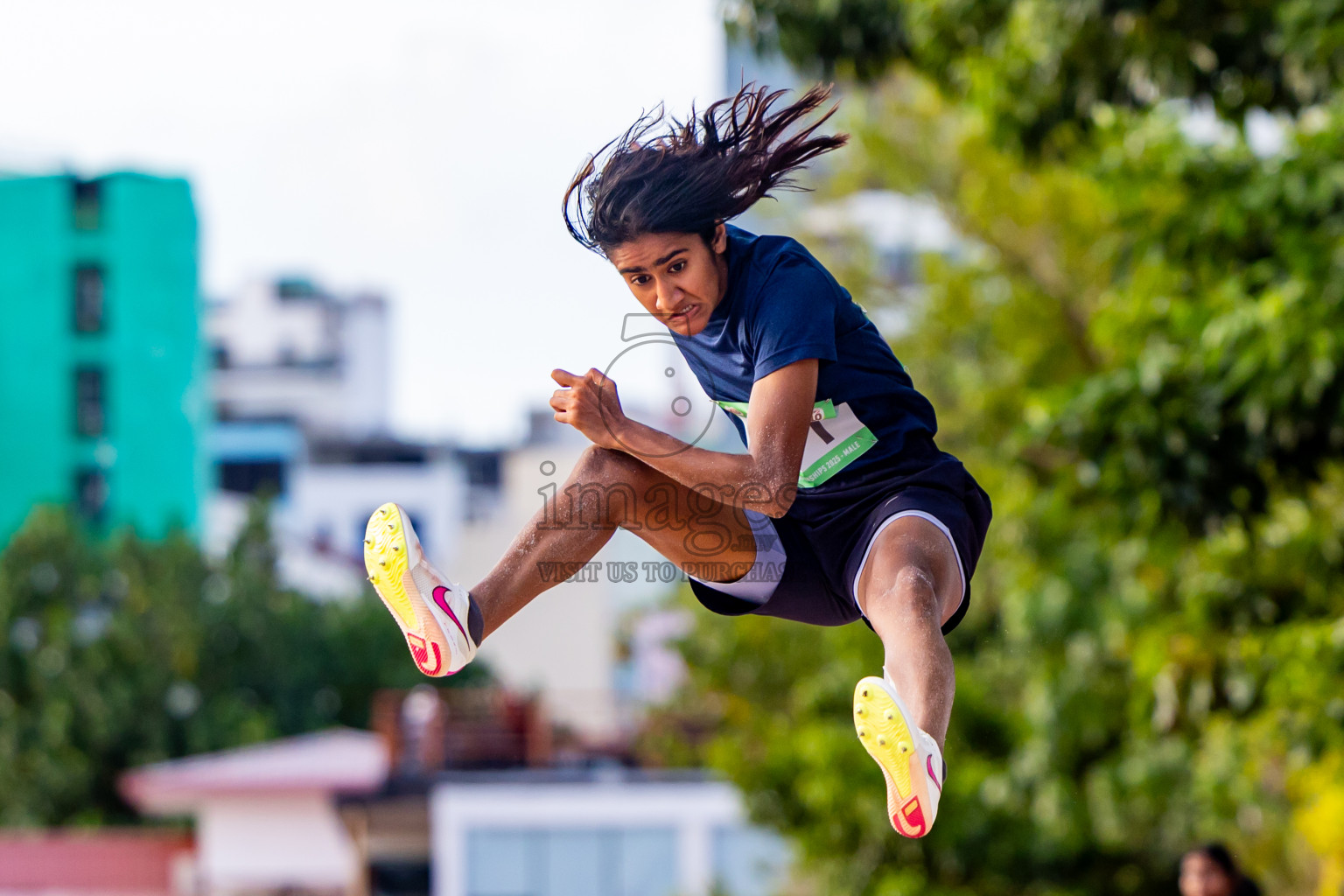 Day 2 of National Athletics Championship 2025 was held at Ekuveni Running Ground in Male', Maldives on Friday, 15th August 2025. Photos: Nausham Waheed  / images.mv