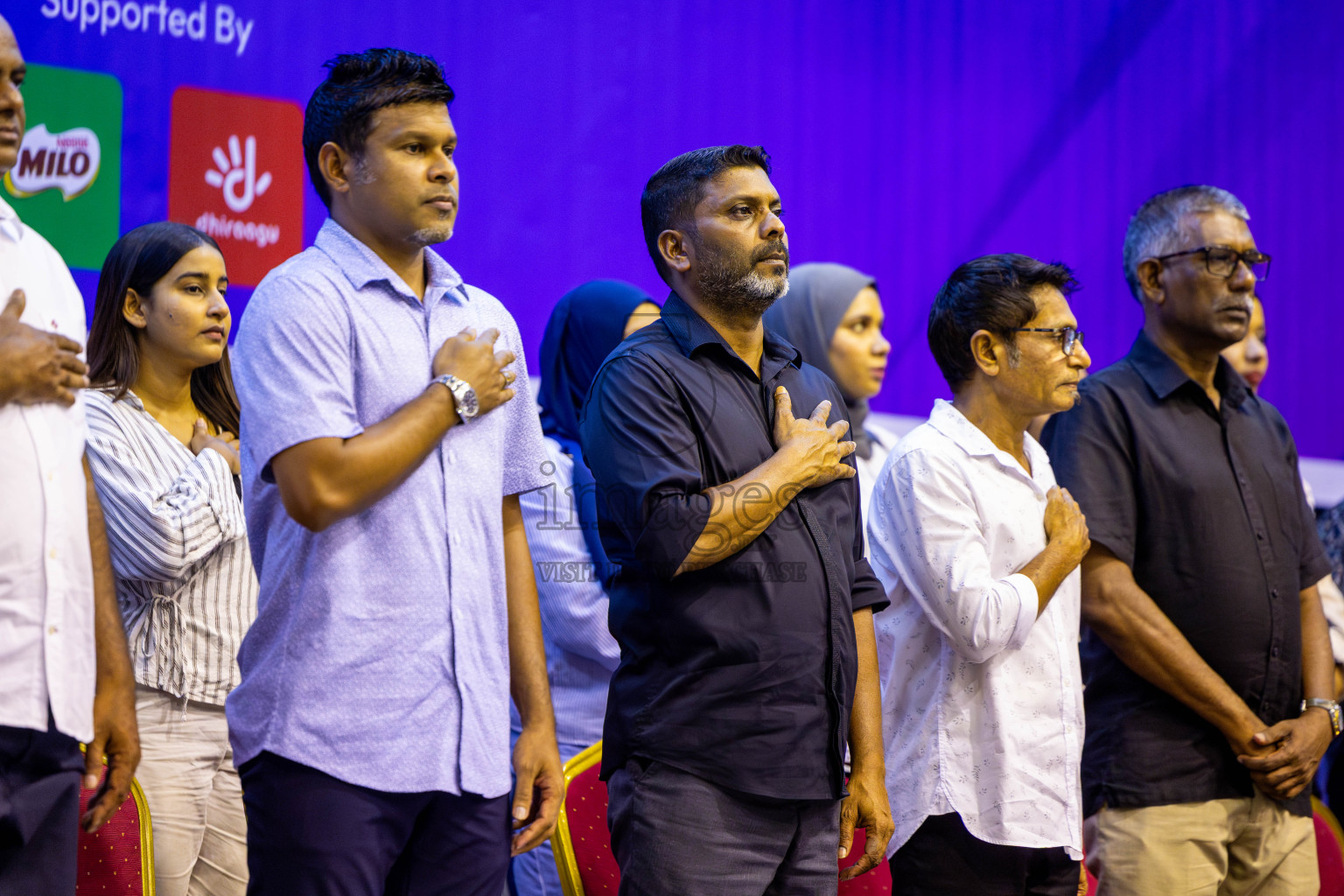 Police Club vs Club Wamco in the Final of Women's Division of National Volleyball Championship 2025 held in Male', Maldives on Sunday, 4th May 2025 at Social Center Indoor Hall Photos By: Nausham Waheed / images.mv