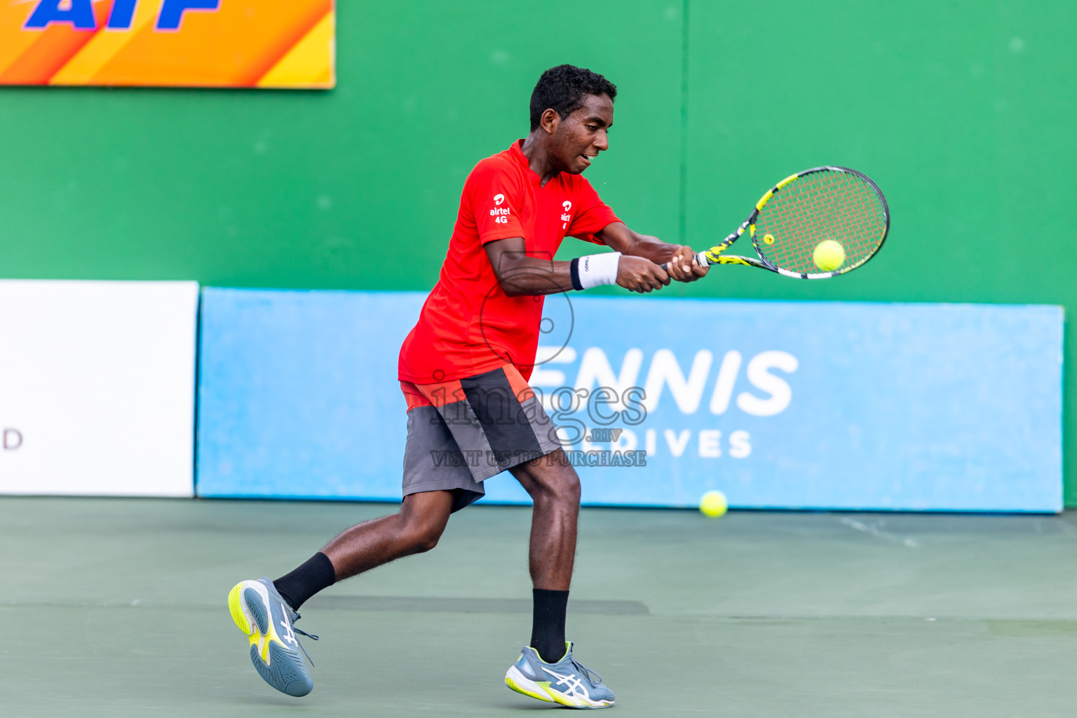 Day 7 of ATF Maldives Junior Open Tennis was held in Male' Tennis Court, Male', Maldives on Wednesday, 18th December 2024. Photos: Nausham Waheed/ images.mv
