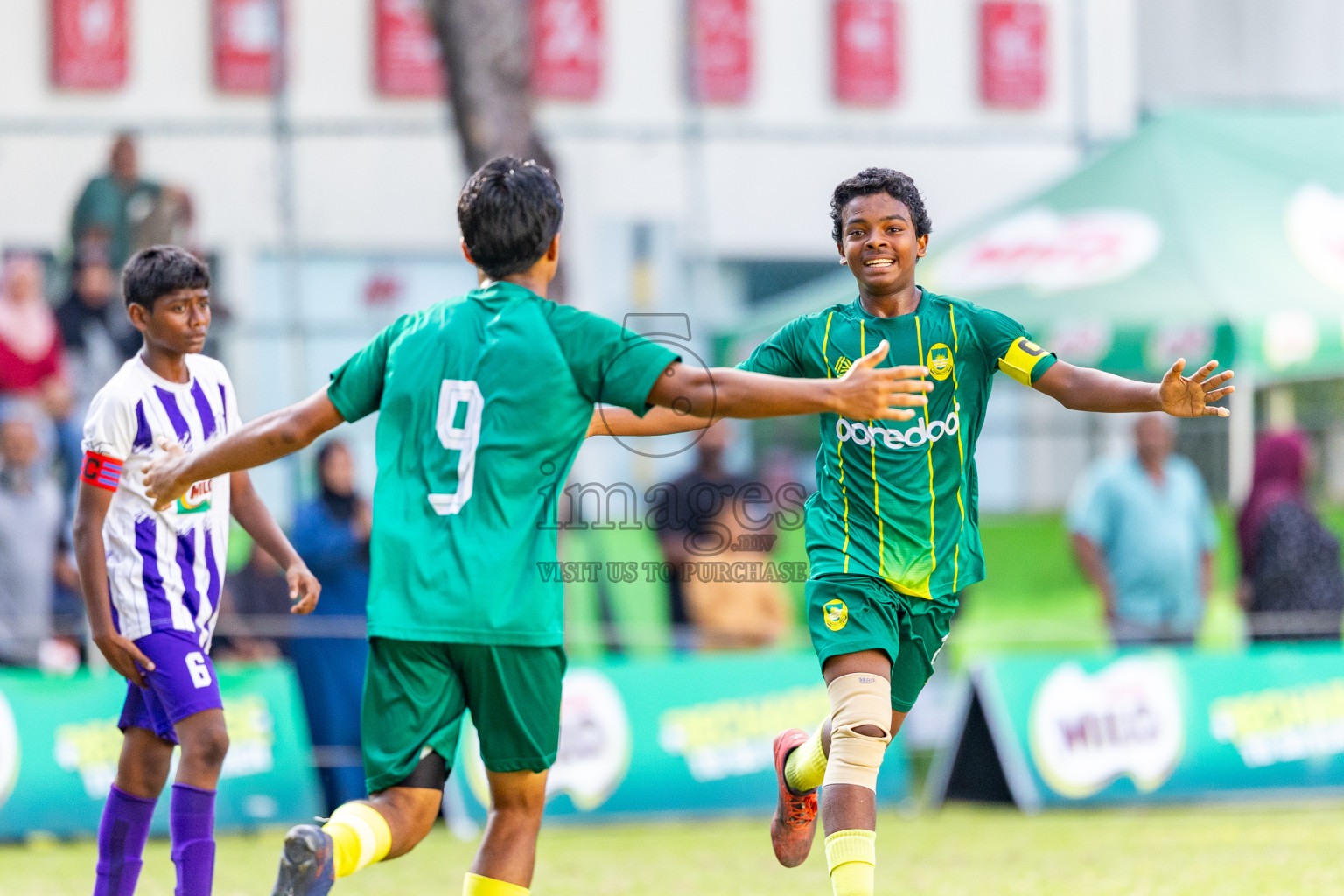 Day 5 of MILO Academy Championship 2025 (U14) was held on Monday, 3rd November 2025 at Henveiru Football Grounds, Male', Maldives . 

Photos: Mohamed Mahfooz Moosa / images.mv