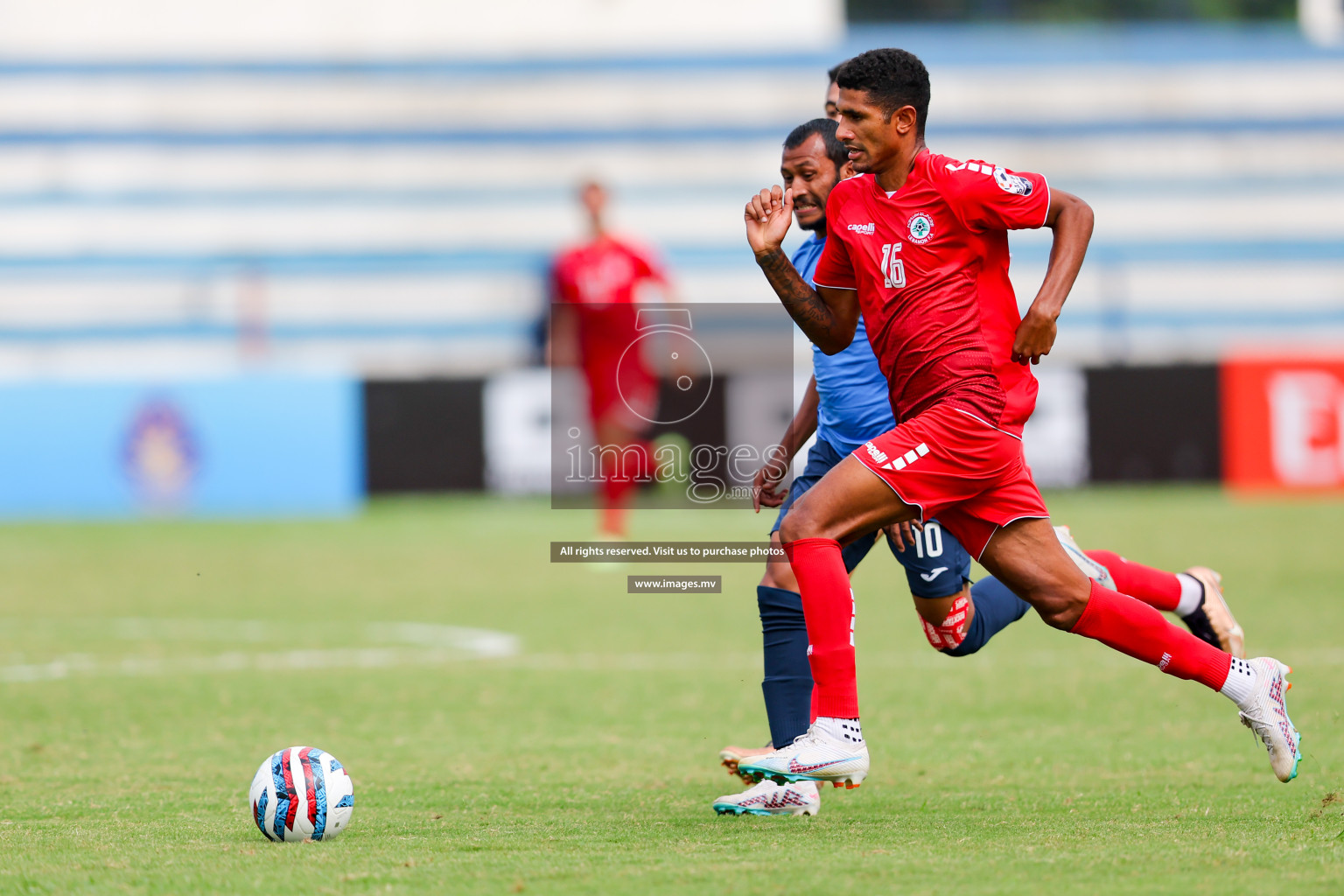 Lebanon vs Maldives in SAFF Championship 2023 held in Sree Kanteerava Stadium, Bengaluru, India, on Tuesday, 28th June 2023. Photos: Nausham Waheed, Hassan Simah / images.mv