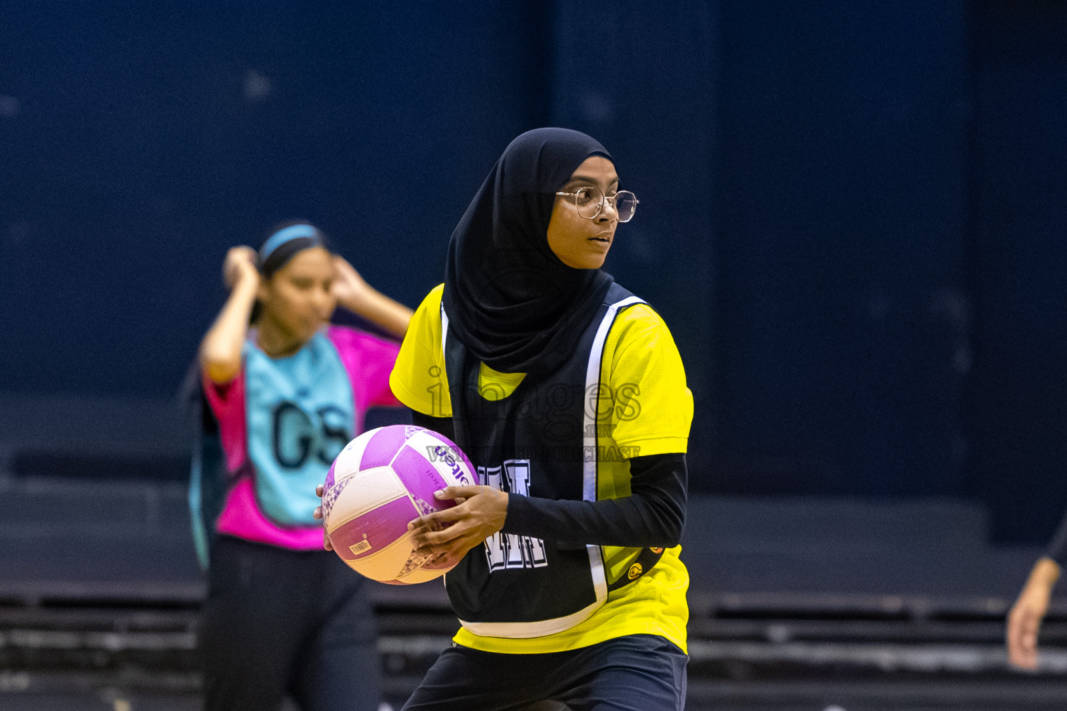 Day 8 of 24th Milo Netball Association Championship was held in Social Center at Male', Maldives on Monday, 8th September 2025. Photos: Mohamed Mahfooz Moosa / images.mv