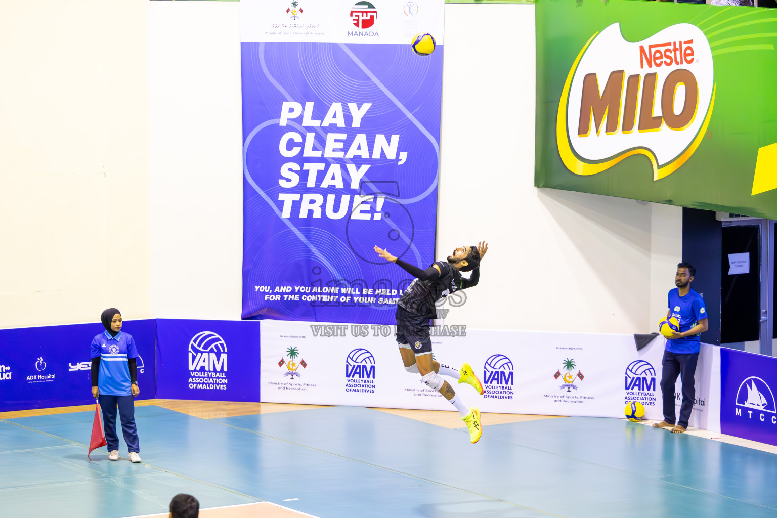 Final of MILO VAM Cup 2024 (Men's Division) was held in Social Center Indoor Hall on Monday, 4th November 2024. 
Photos: Ismail Thoriq / images.mv