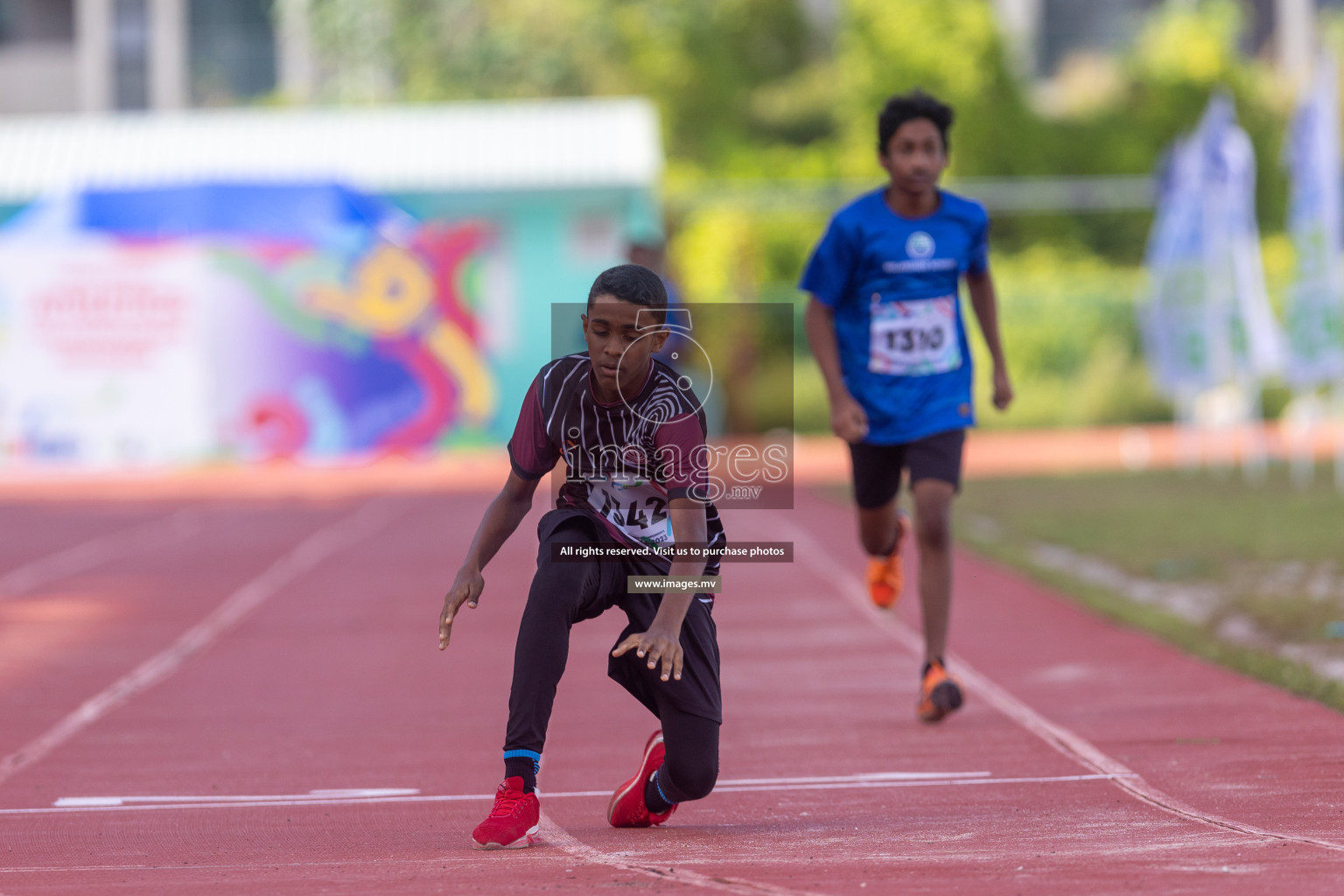 Day two of Inter School Athletics Championship 2023 was held at Hulhumale' Running Track at Hulhumale', Maldives on Sunday, 15th May 2023. Photos: Shuu/ Images.mv