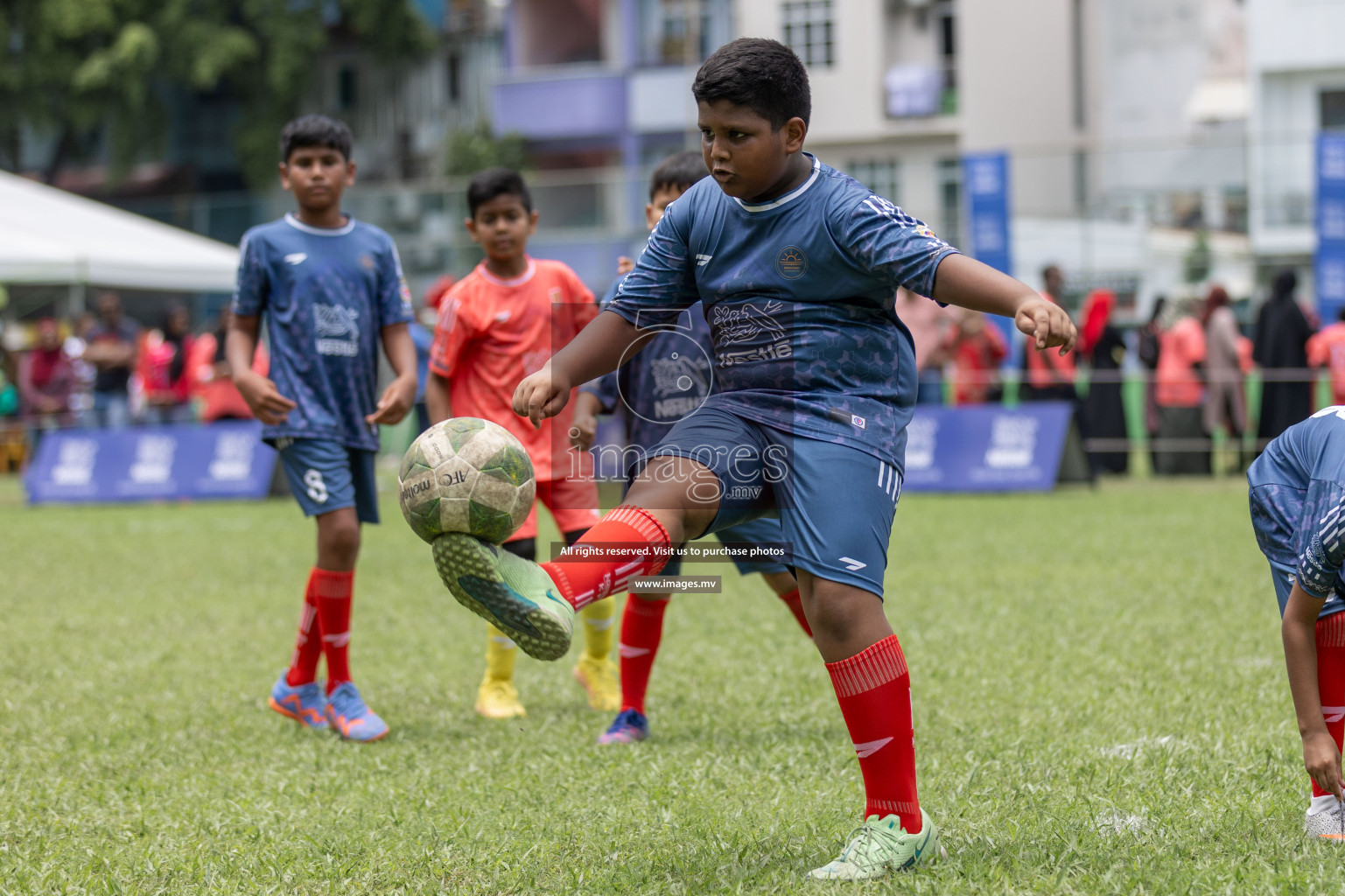 Day 1 of Nestle kids football fiesta, held in Henveyru Football Stadium, Male', Maldives on Wednesday, 11th October 2023 Photos: Shut Abdul Sattar/ Images.mv