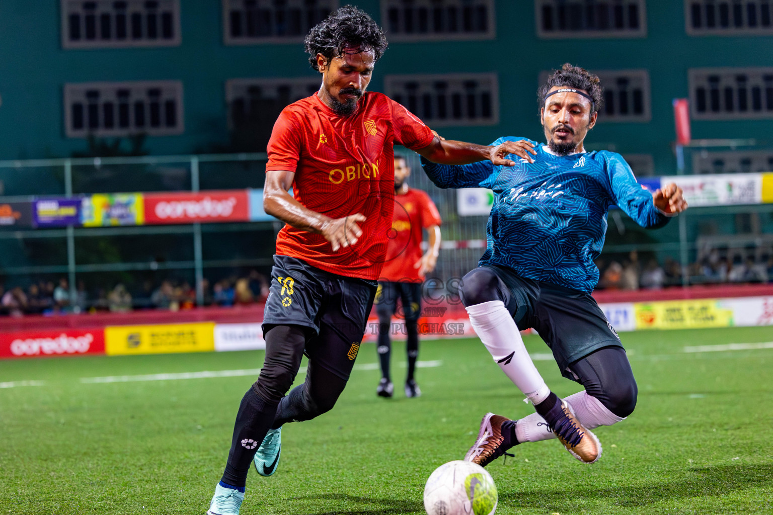 HDh Naivaadhoo vs HDh Nolhivaran on Day 37 of Golden Futsal Challenge 2024 was held on Thursday, 22nd February 2024, in Hulhumale', Maldives
Photos: Mohamed Mahfooz Moosa/ images.mv