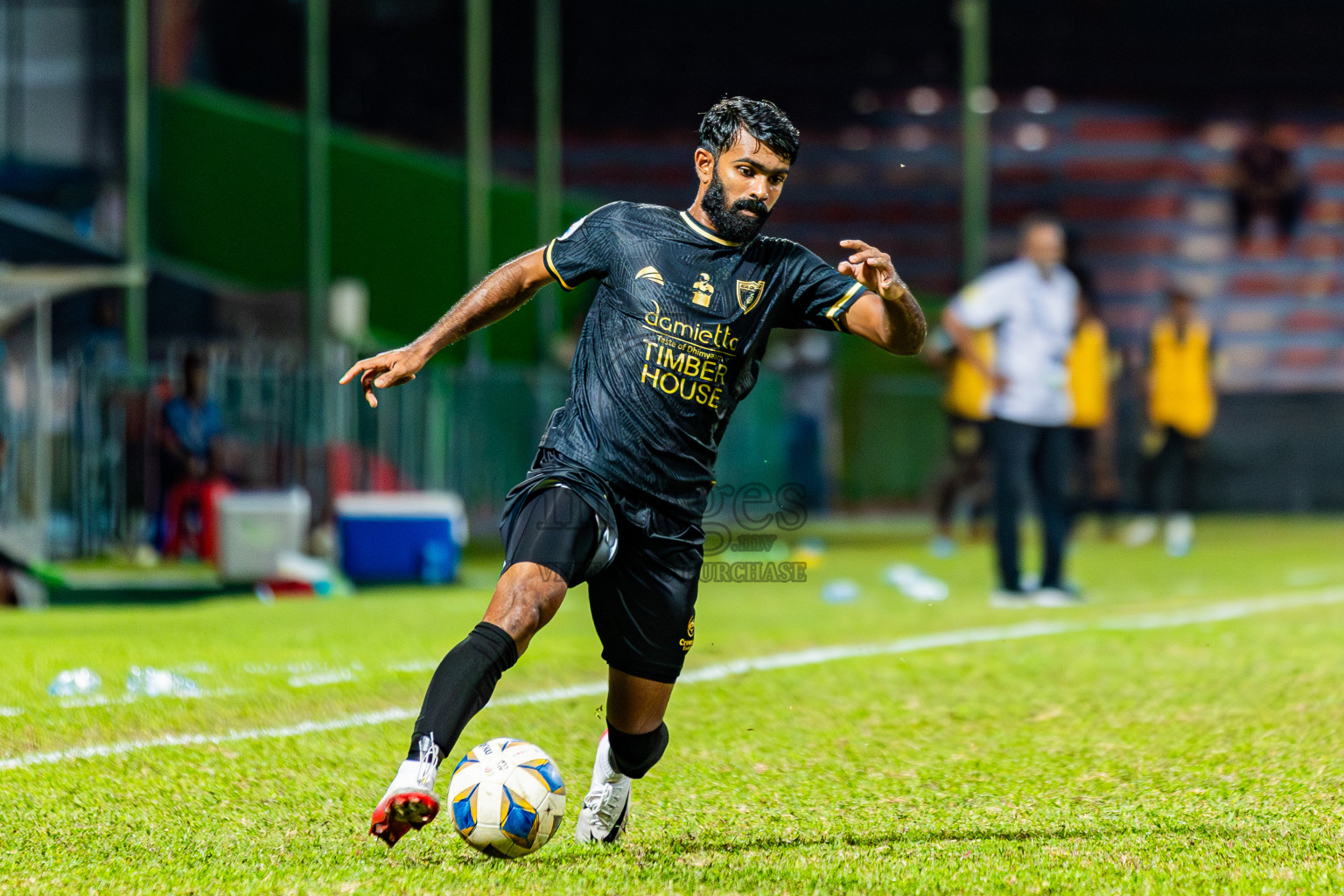 Club Eagles vs Club Green Streets in Dhivehi Premier League 2025/26 held in National Football Stadium, Male', Maldives on Wednesday, 1st September 2025. Photos: Areef Adam / Images.mv