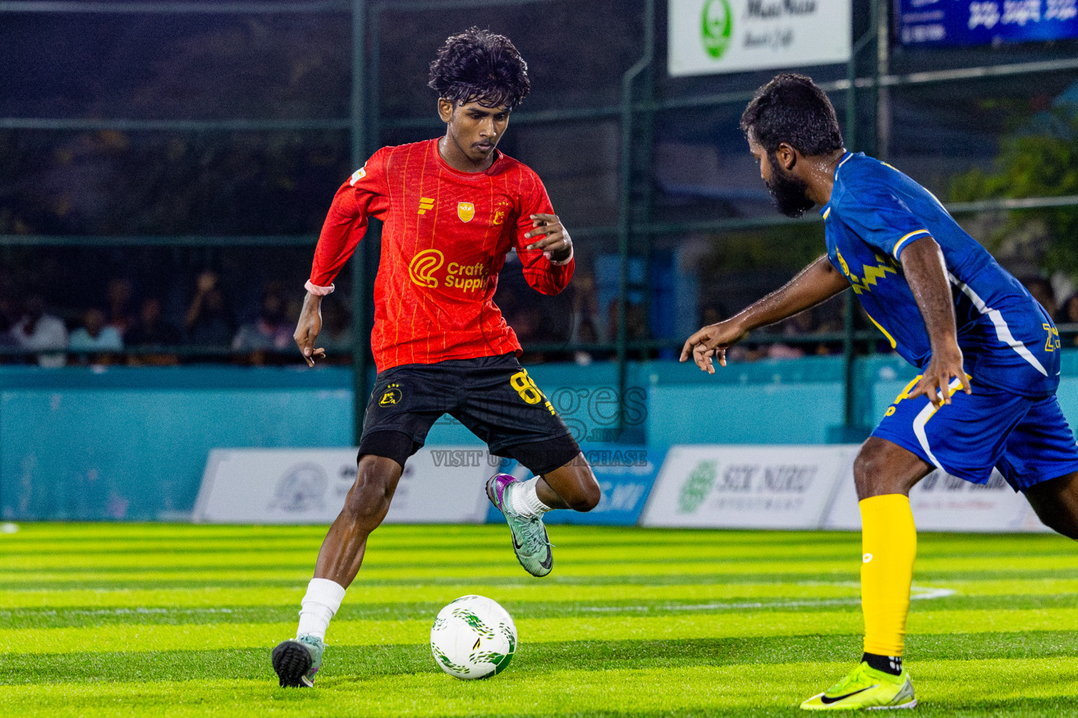 J Kovi Goani vs Fools SC in Day 2 of Laamehi Dhiggaru Ekuveri Futsal Challenge 2025 was held on Friday, 25th July 2025, at Dhiggaru Futsal Ground, Dhiggaru, Maldives Photos: Nausham Waheed  / images.mv