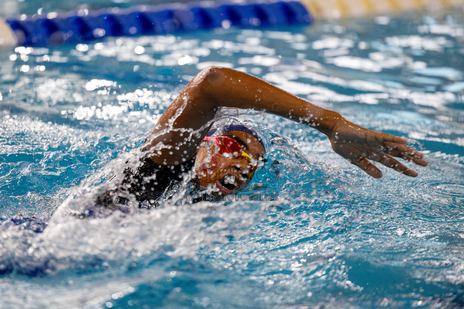 Day 4 of National Swimming Competition 2024 held in Hulhumale', Maldives on Monday, 16th December 2024. 
Photos: Hassan Simah / images.mv