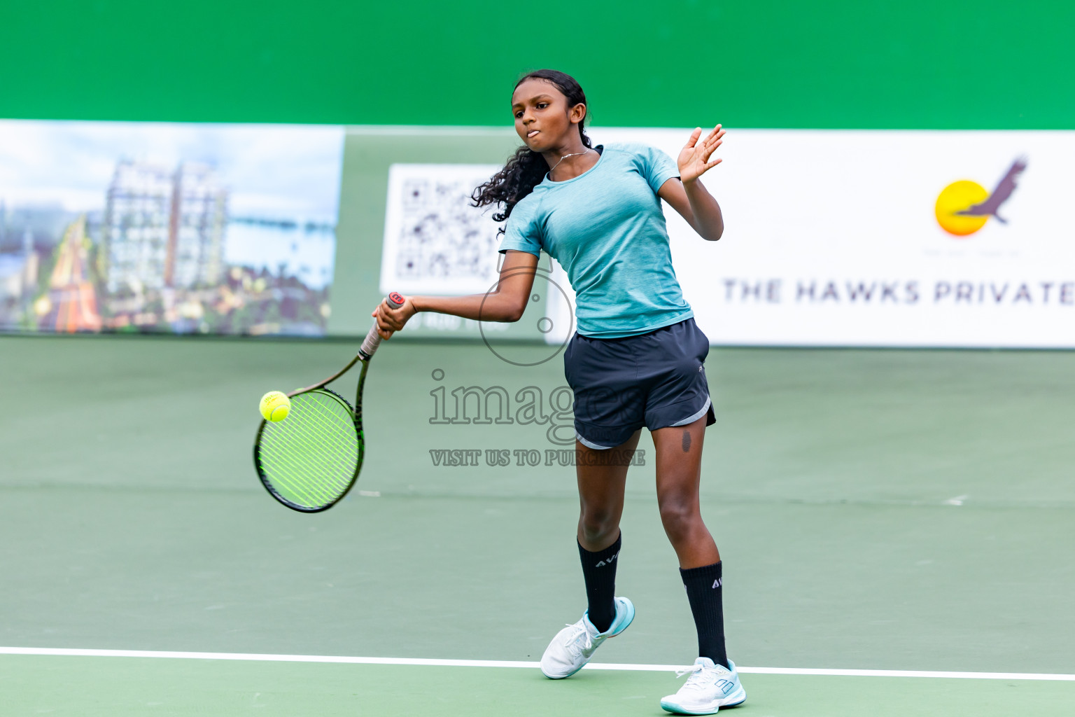 Day 5 of ATF Maldives Junior Open Tennis was held in Male' Tennis Court, Male', Maldives on Monday, 16th December 2024. Photos: Nausham Waheed/ images.mv