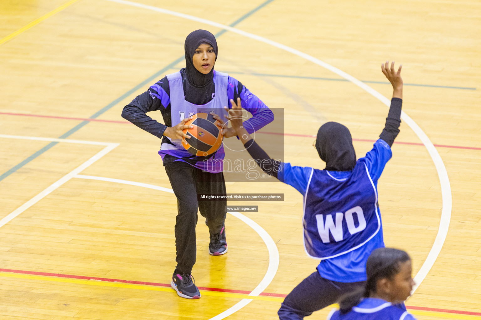 Day5 of 24th Interschool Netball Tournament 2023 was held in Social Center, Male', Maldives on 31st October 2023. Photos: Nausham Waheed / images.mv