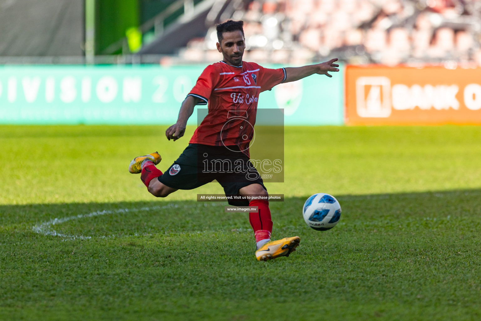 Biss Buru Sports vs JJ Sports Club  in 2nd Division 2022 on 14th July 2022, held in National Football Stadium, Male', Maldives Photos: Hassan Simah / Images.mv