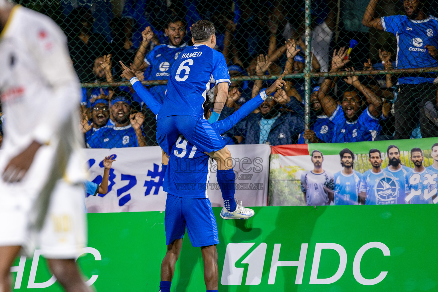 Club MTCC vs Dhivehi Sifainge Club (DSC) in Day 14 of Club Maldives Cup 2025 was held in Rehendhi Futsal Ground, Hulhumale', Maldives on Tuesday, 14th October 2025. Photos: Ismail Thoriq / images.mv