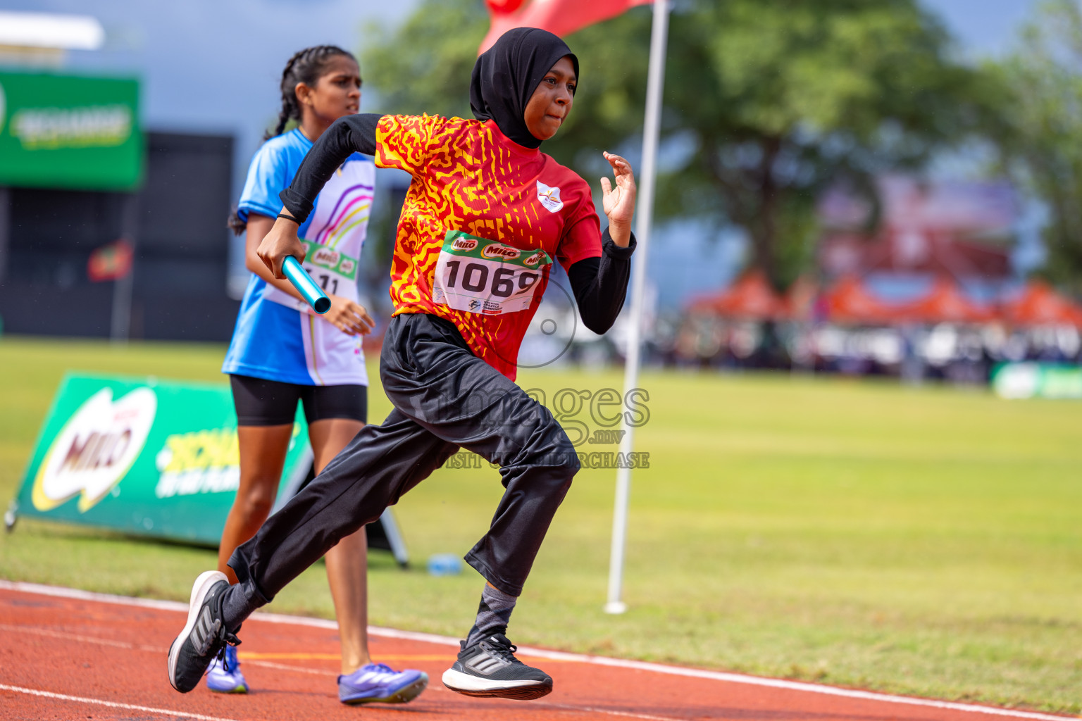 Day 6 of Inter-school Athletics Championship 2025 held in Ekuveni Synthetic Track, Male', Maldives on Sunday, 12th October 2025. Photos by: Ismail Thoriq / Images.mv