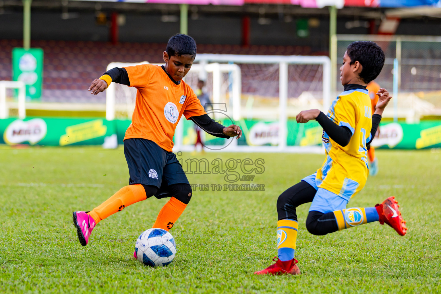 Day 2 of Under 10 MILO Academy Championship 2024 was held at National Stadium in Male', Maldives on Saturday, 27th April 2024. Photos: Nausham Waheed / images.mv