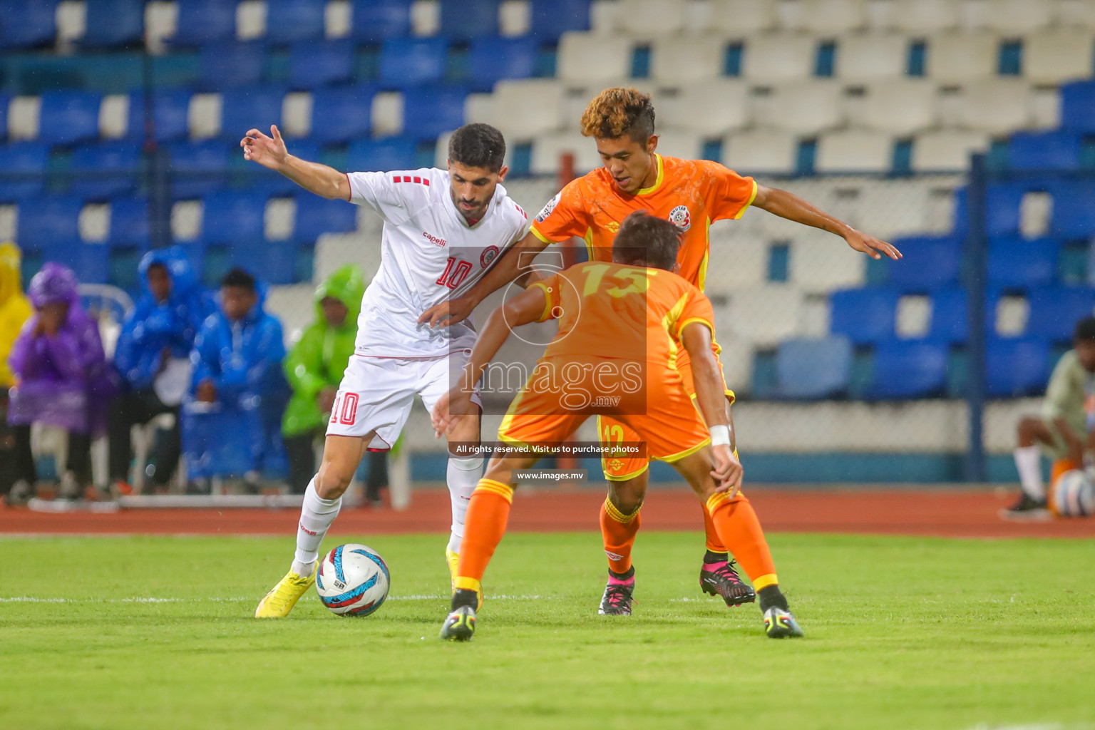 Bhutan vs Lebanon in SAFF Championship 2023 held in Sree Kanteerava Stadium, Bengaluru, India, on Sunday, 25th June 2023. Photos: Nausham Waheed, Hassan Simah / images.mv