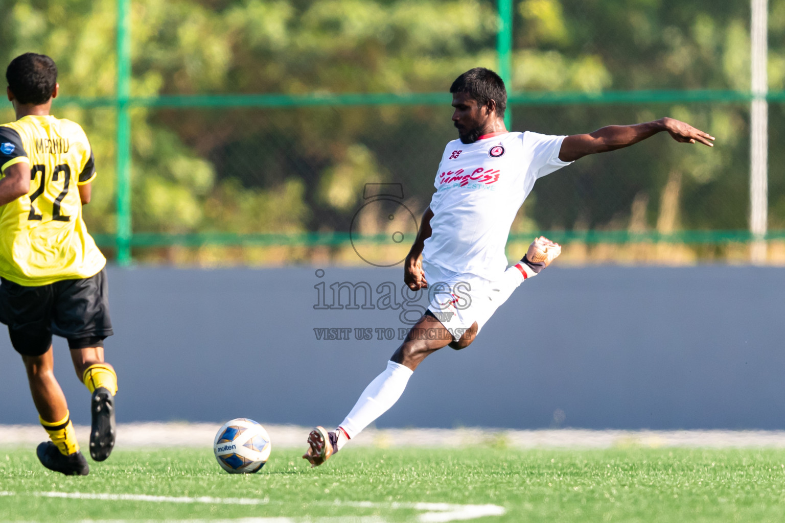 Kanmathi Juniors vs Furious SC from Manadhoo Council Cup 2024 in N Manadhoo Maldives on Monday, 19th February 2023. Photos: Nausham Waheed / images.mv