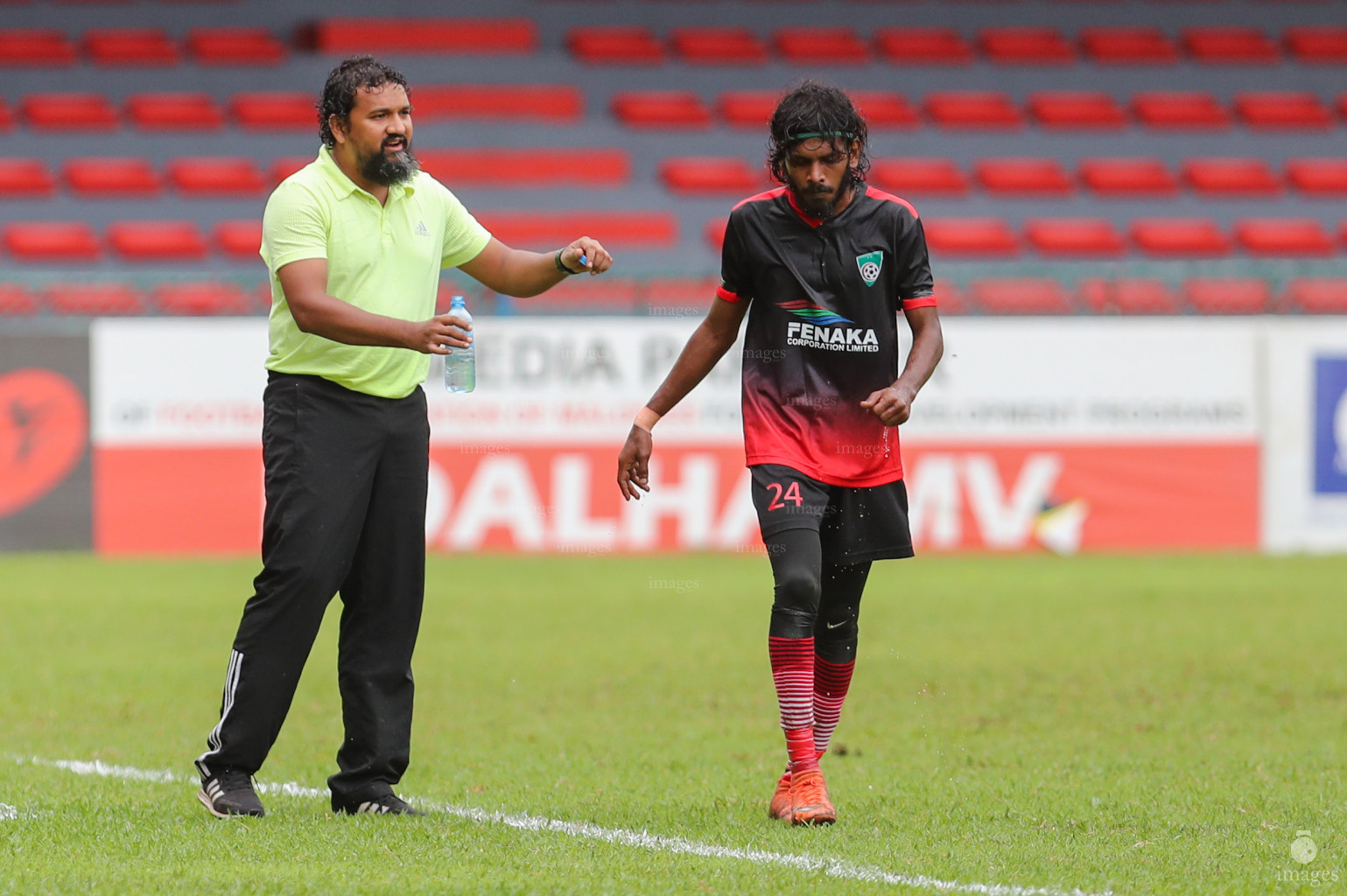 Foakaidhoo vs Nilandhoo in Dhiraagu Dhivehi Premier League 2018 in Male, Maldives, Tuesday, October 2, 2018. (Images.mv Photo/Suadh Abdul Sattar)