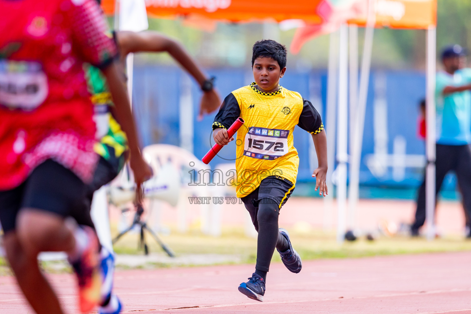 Day 5 of MWSC Interschool Athletics Championships 2024 held in Hulhumale Running Track, Hulhumale, Maldives on Wednesday, 13th November 2024. Photos by: Nausham Waheed / Images.mv