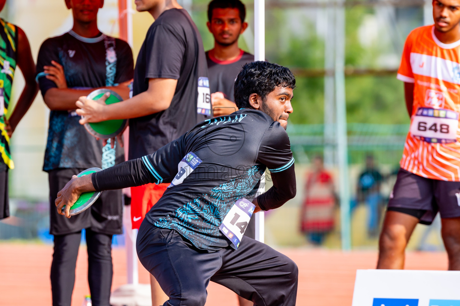 Day 5 of MWSC Interschool Athletics Championships 2024 held in Hulhumale Running Track, Hulhumale, Maldives on Wednesday, 13th November 2024. Photos by: Nausham Waheed / Images.mv