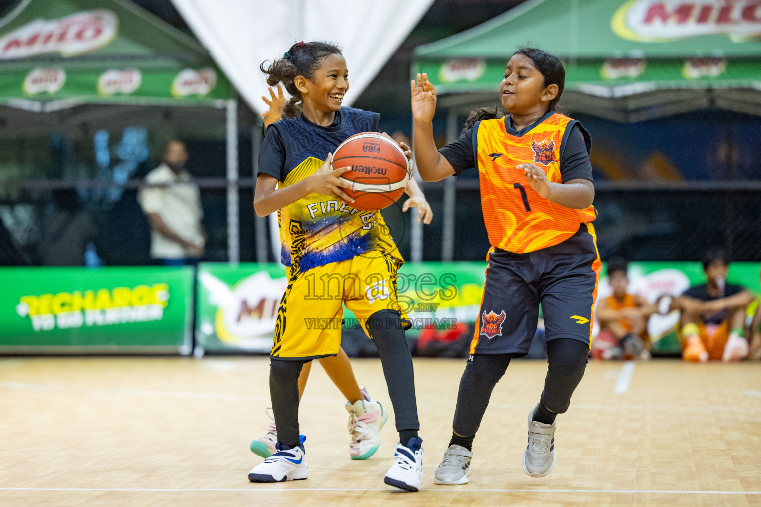 Milo 5 x 5 Junior Challenge 2025 - Basketball tournament held in Basketball Training Center, Male', Maldives on Thursday, 09th October 2025. 
Photo by: Hassan Simah / Images.mv