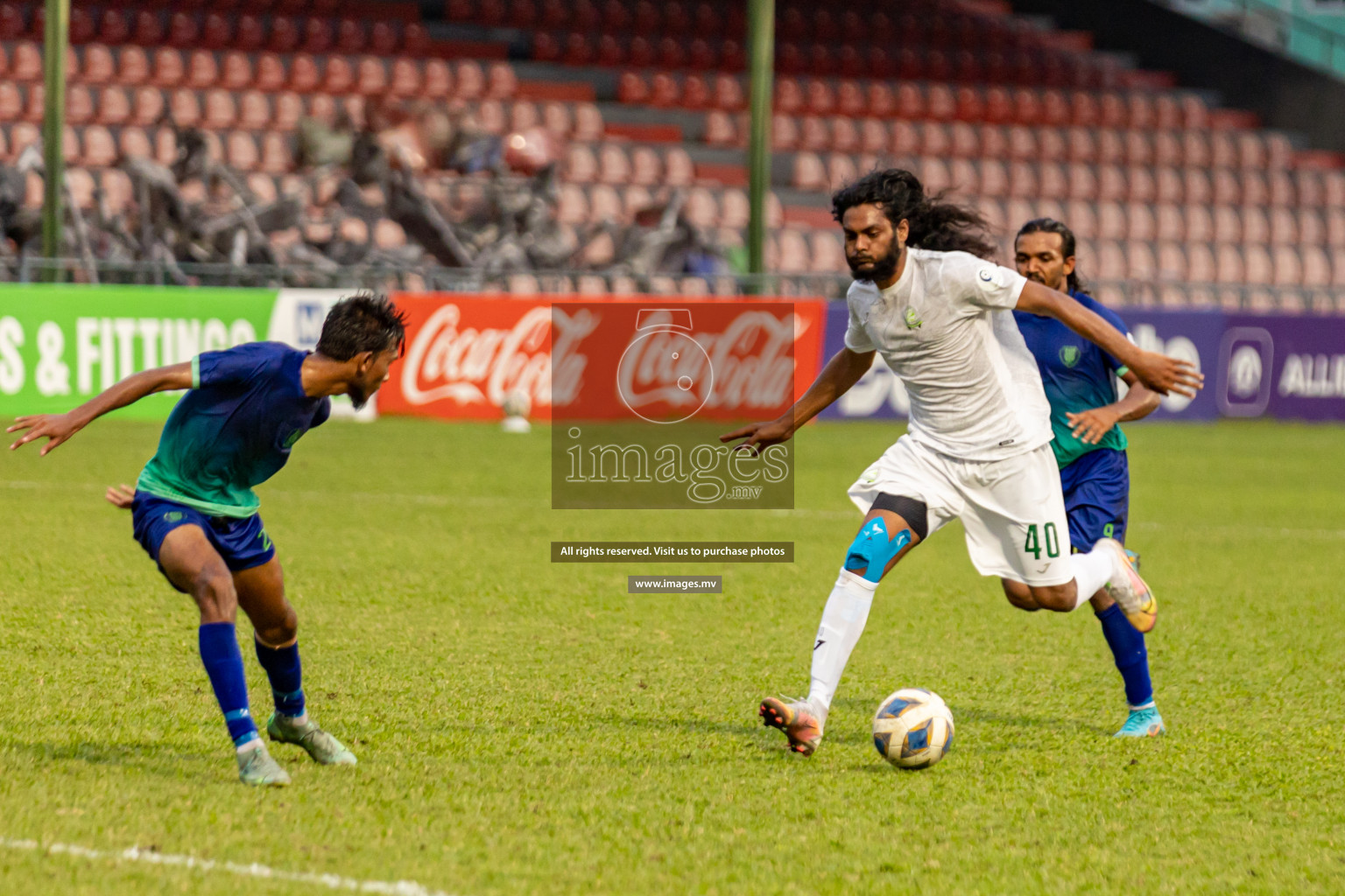 Super United Sports vs Green Streets in Ooredoo Dhivehi Premier League 2021/22 on 06 July 2022, held in National Football Stadium, Male', Maldives