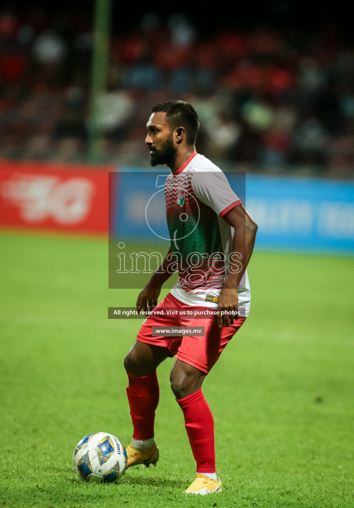 Maldives vs Nepal in SAFF Championship 2021 held on 1st October 2021 in Galolhu National Stadium, Male', Maldives