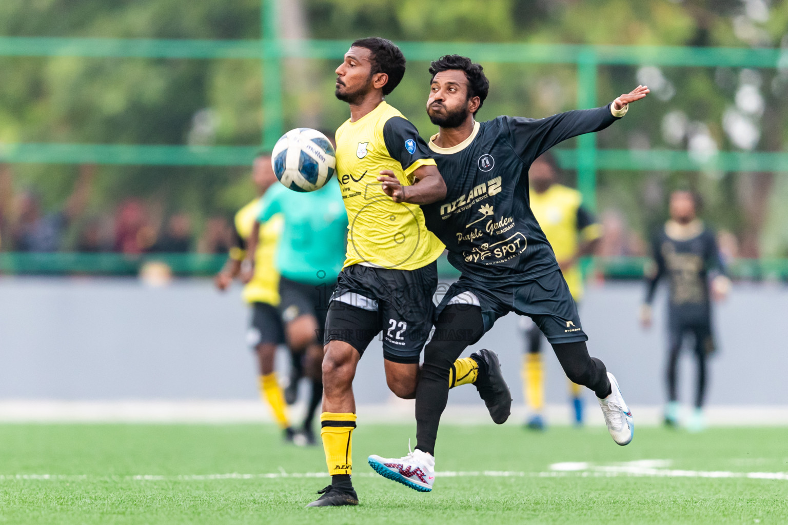 JT Sports vs Kanmathi Juniors from Final of Manadhoo Council Cup 2024 in N Manadhoo Maldives on Tuesday, 27th February 2023. Photos: Nausham Waheed / images.mv