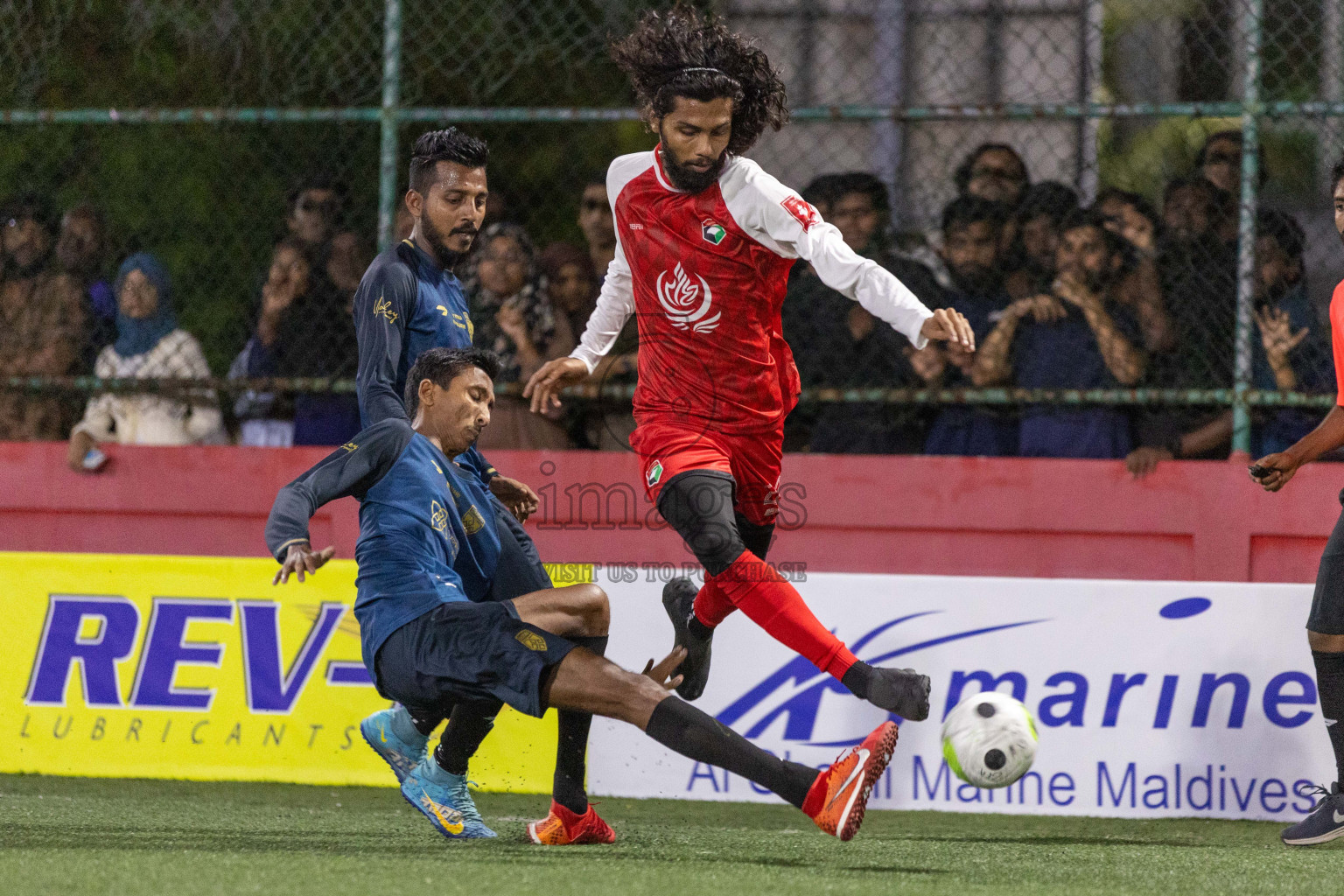 TH Guraidhoo  vs TH Madifushi in Day 3 of Golden Futsal Challenge 2024 was held on Wednesday, 17th January 2024, in Hulhumale', Maldives Photos: Nausham Waheed / images.mv