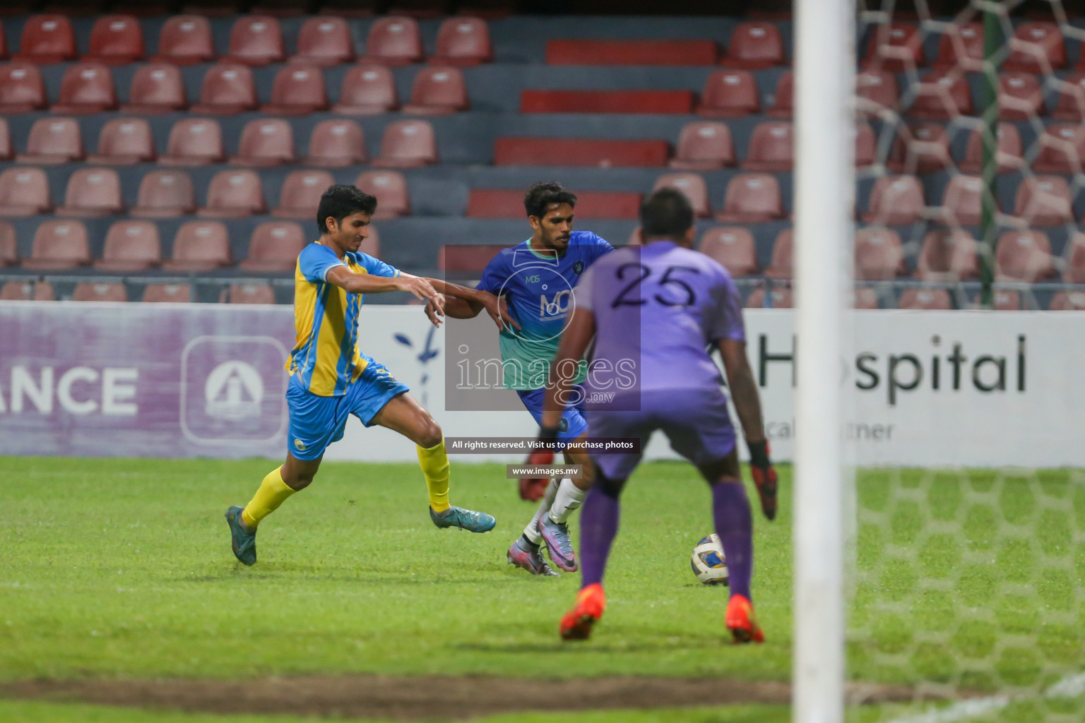 President's Cup 2023 - Club Valencia vs Super United Sports, held in National Football Stadium, Male', Maldives  Photos: Mohamed Mahfooz Moosa/ Images.mv