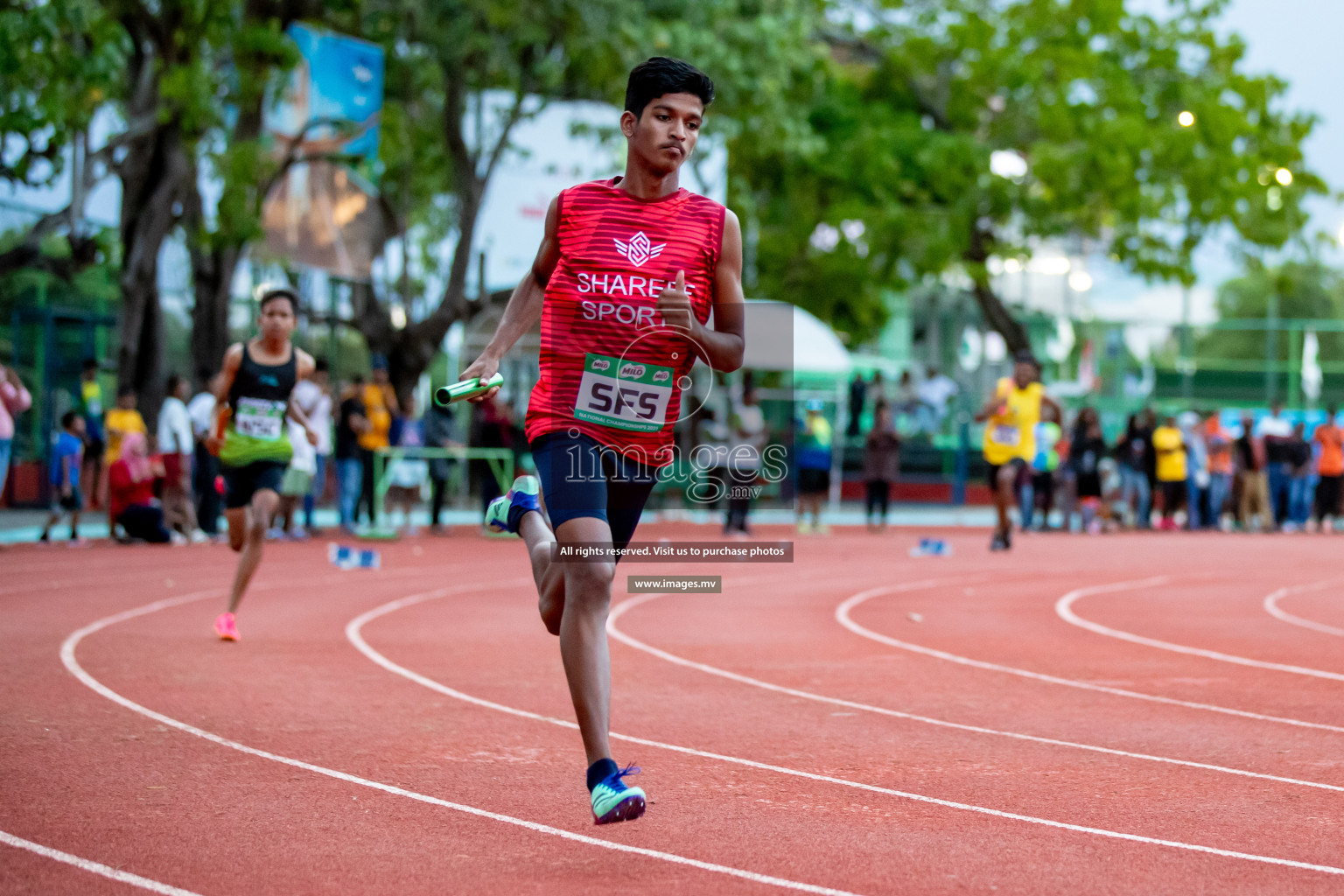 Day 2 of National Athletics Championship 2023 was held in Ekuveni Track at Male', Maldives on Friday, 24th November 2023. Photos: Hassan Simah / images.mv