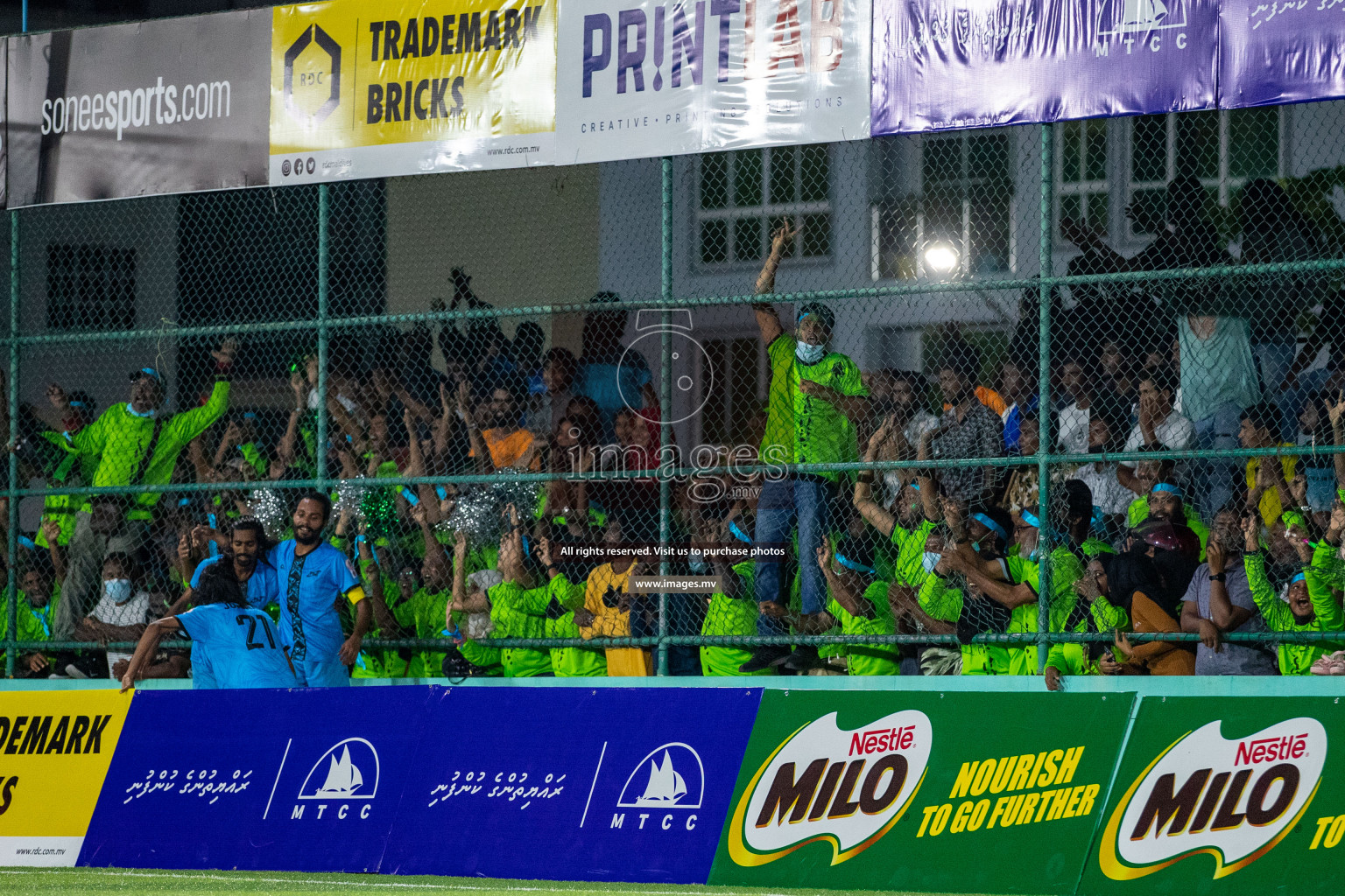 Team FSM vs Club HDC in the Quarter Finals of Club Maldives 2021 held at Hulhumale;, on 12th December 2021 Photos: Ismail Thoriq / images.mv