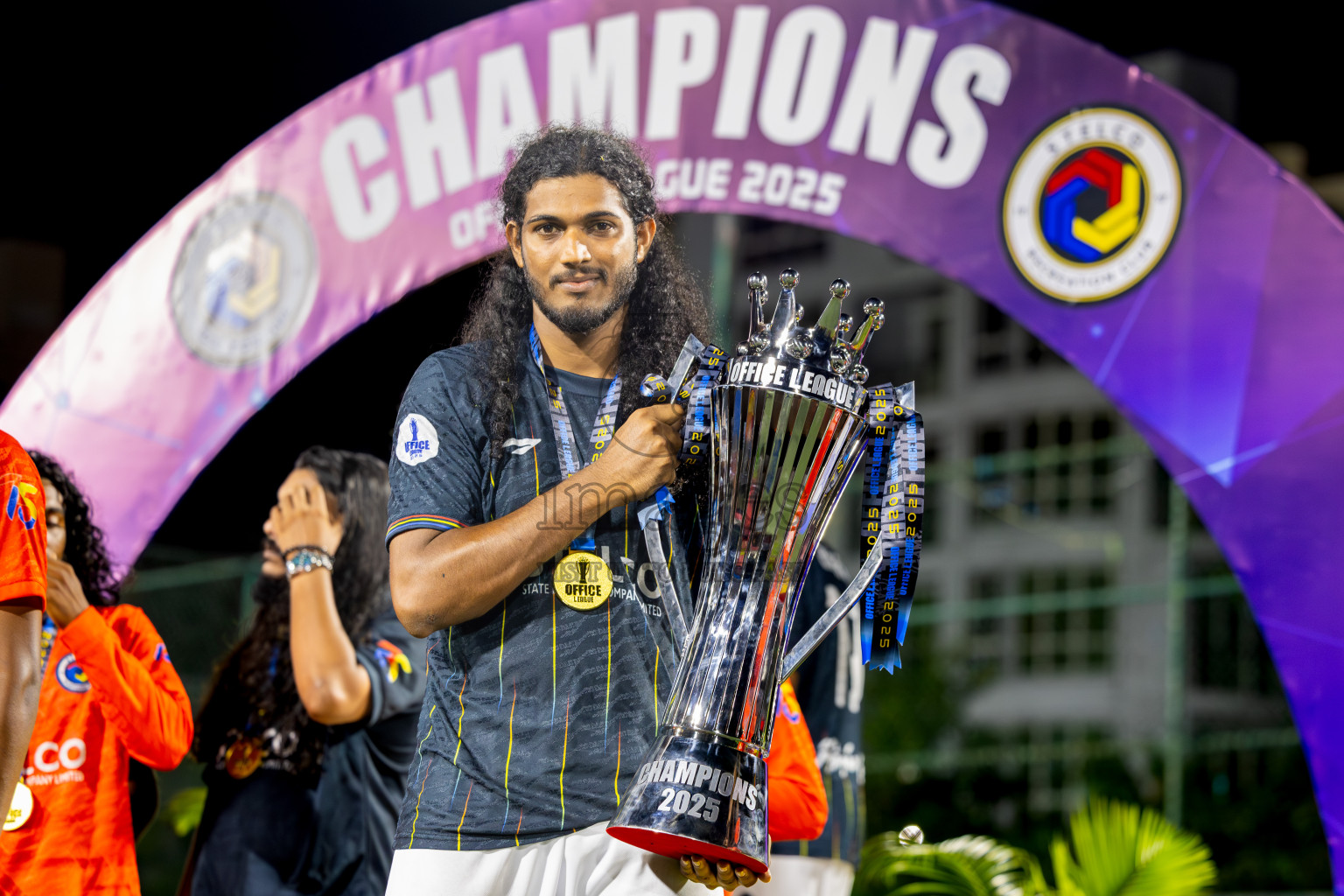 Police Club vs STELCO RC in the Final of Office League 2025 was held on Friday, 9th May 2025 in Hulhumale', Maldives. Photos: Ismail Thoriq / images.mv