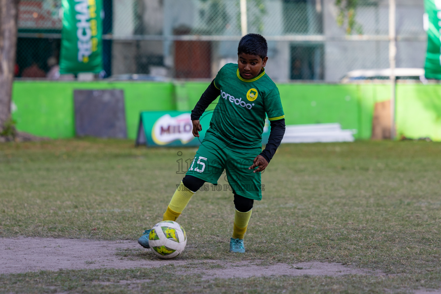 Day 2 of MILO Academy Championship 2025 was held on Friday, 14th February 2025 in Henveiru Stadium. 
Photos: Hassan Simah / Images.mv