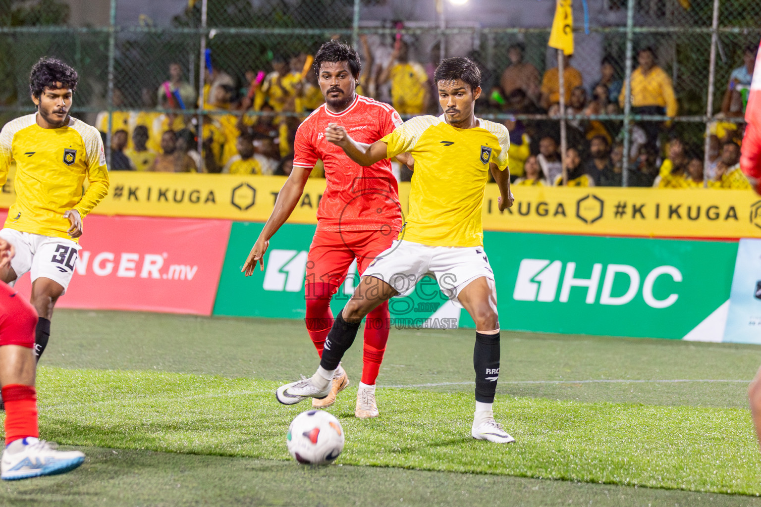 RRC vs Ooredoo in Club Maldives Cup 2024 held in Rehendi Futsal Ground, Hulhumale', Maldives on Saturday, 28th September 2024. Photos: Hassan Simah / images.mv