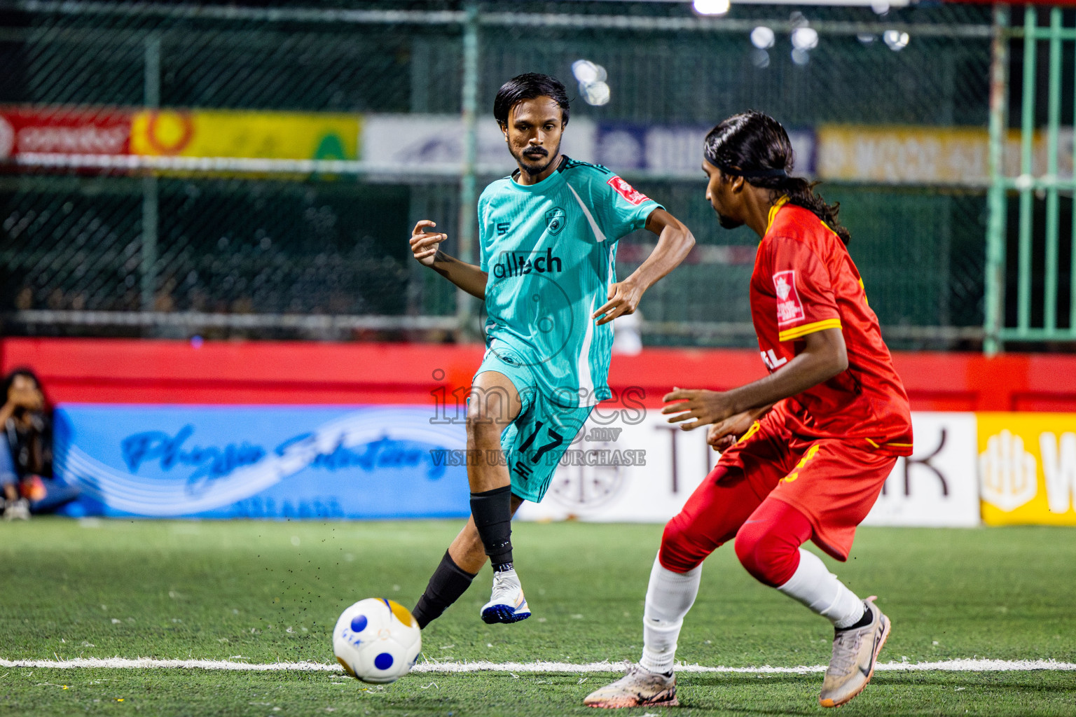 S Feydhoo vs S Meedhoo on Day 20 of Golden Futsal Challenge 2025 was held on Thursday, 23rd January 2025, in Hulhumale', Maldives. Photos: Nausham Waheed / images.mv