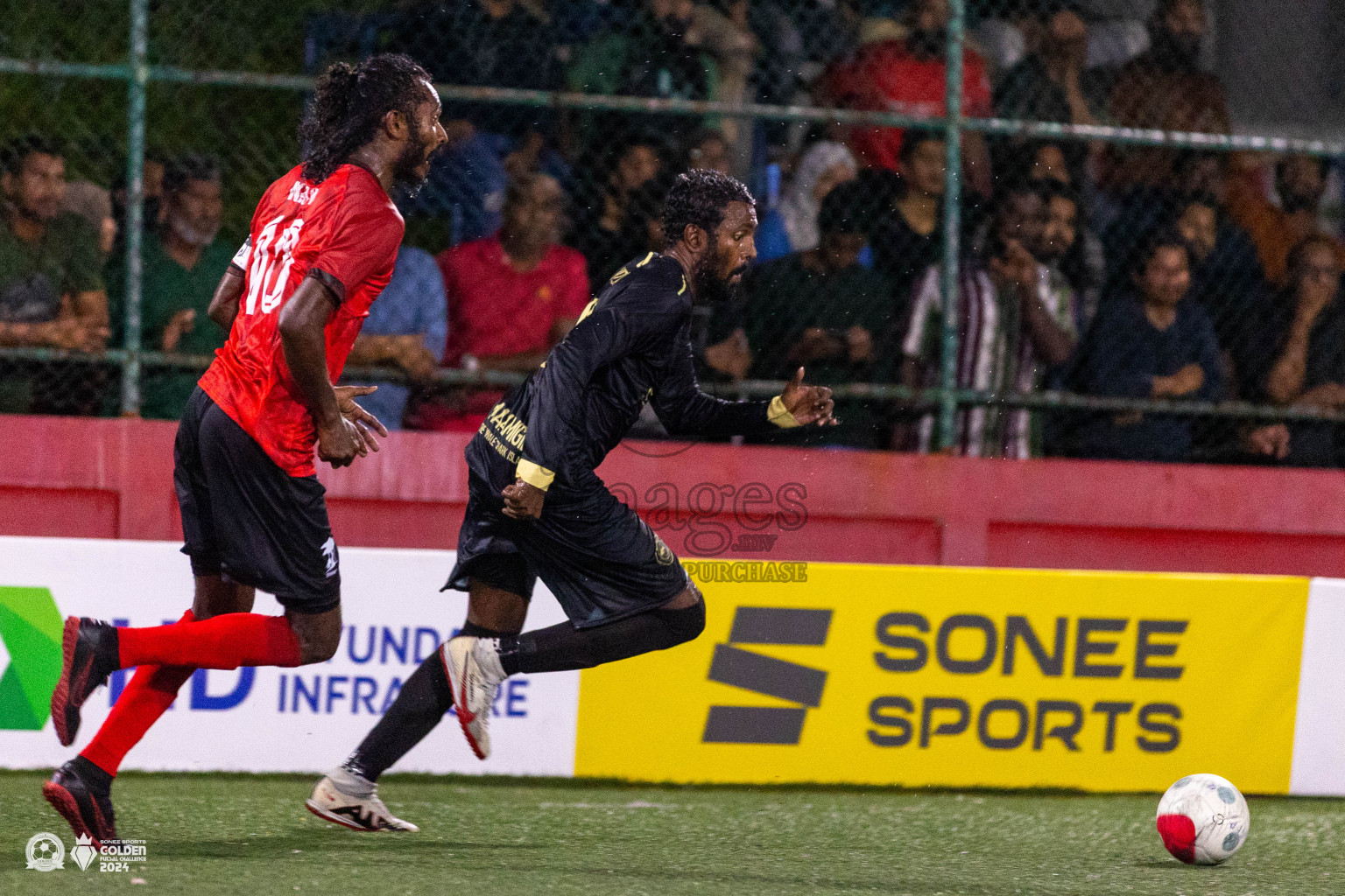 ADh Dhangethi vs ADh Maamigili in Day 7 of Golden Futsal Challenge 2024 was held on Saturday, 20th January 2024, in Hulhumale', Maldives Photos: Ismail Thoriq / images.mv