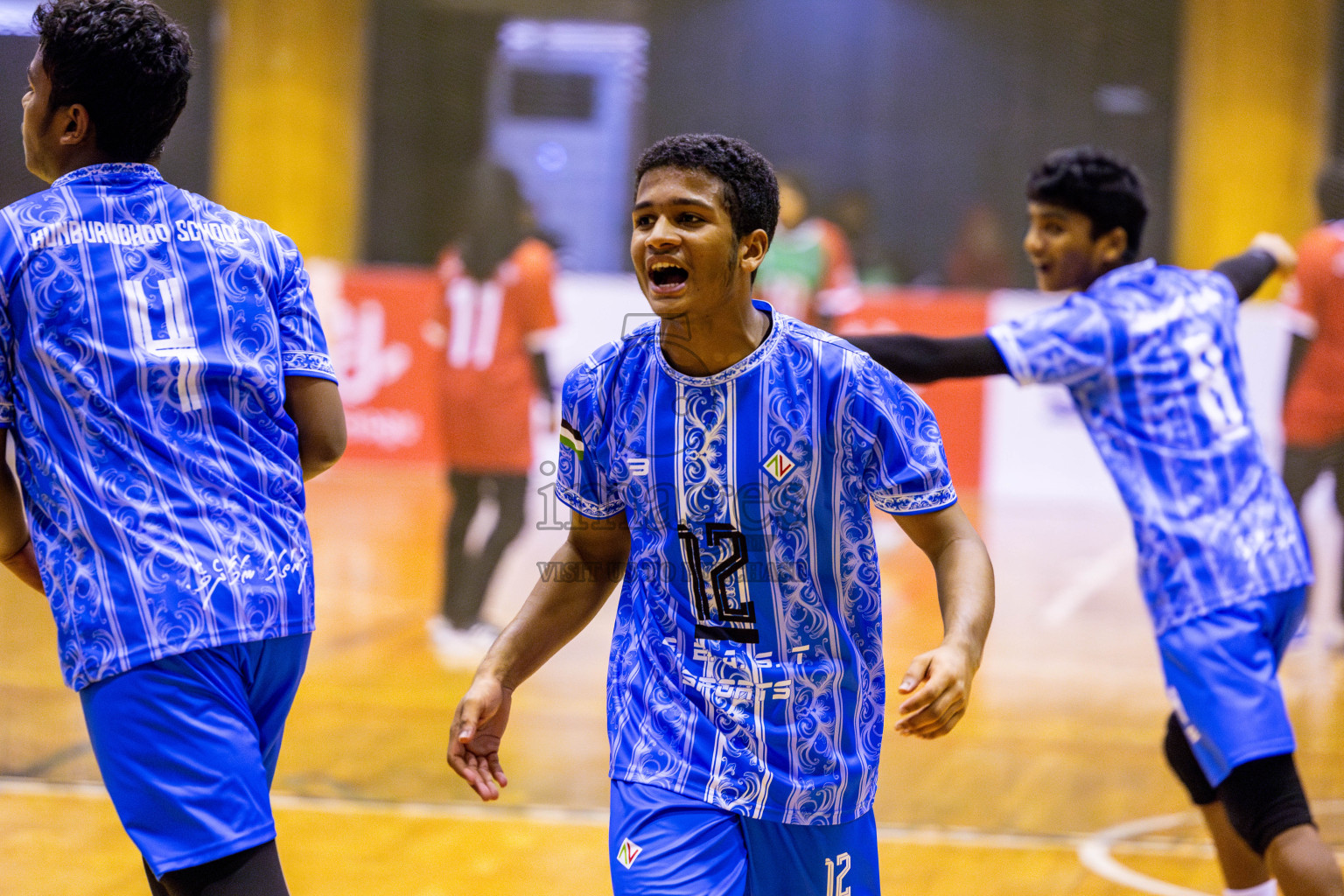 Finals of Interschool Volleyball Tournament 2024 was held in Social Center at Male', Maldives on Friday, 6th December 2024. Photos: Nausham Waheed / images.mv