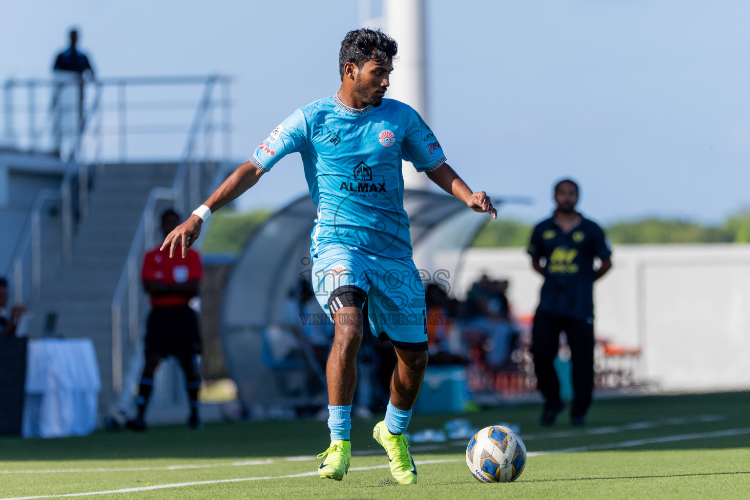 Final Match Irumathi Sports VS Velaa Sports Club in Day 9 of Eydhafushi Cup 2025 held in Eydhafushi Football Stadium at B. Eydhafushi, Maldives on Monday, 15th September 2025. Photos: Arif Rasheed / images.mv